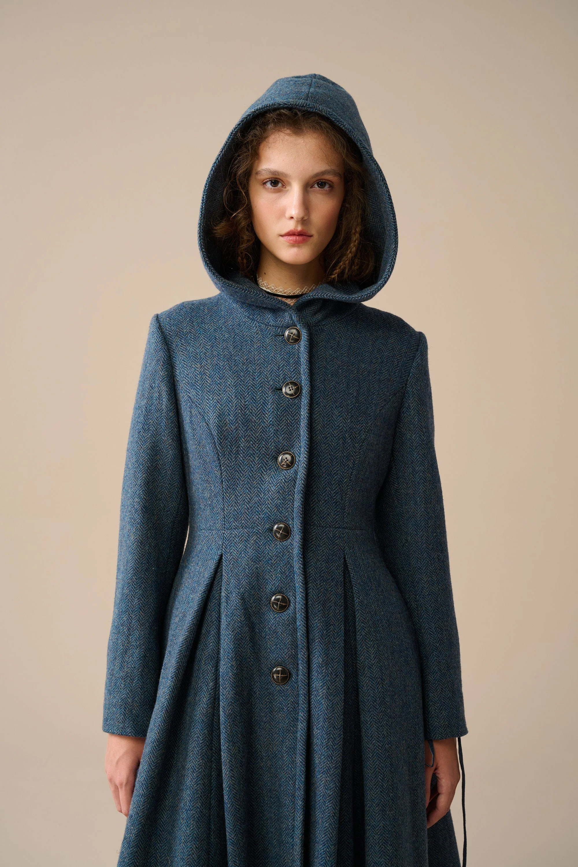My Fair Lady 26 | Hooded Wool Coat - Image 20