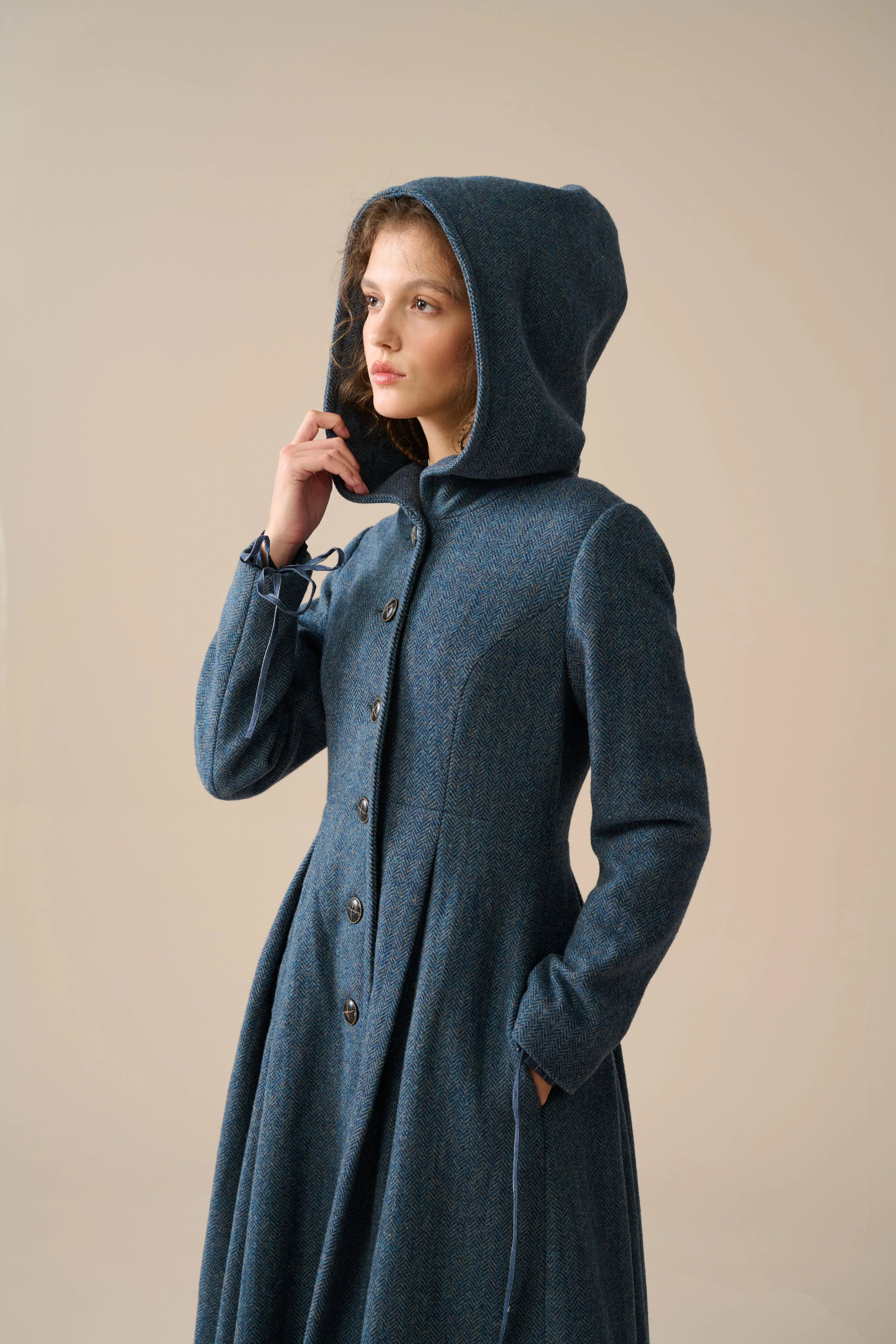 My Fair Lady 26 | Hooded Wool Coat - Image 24