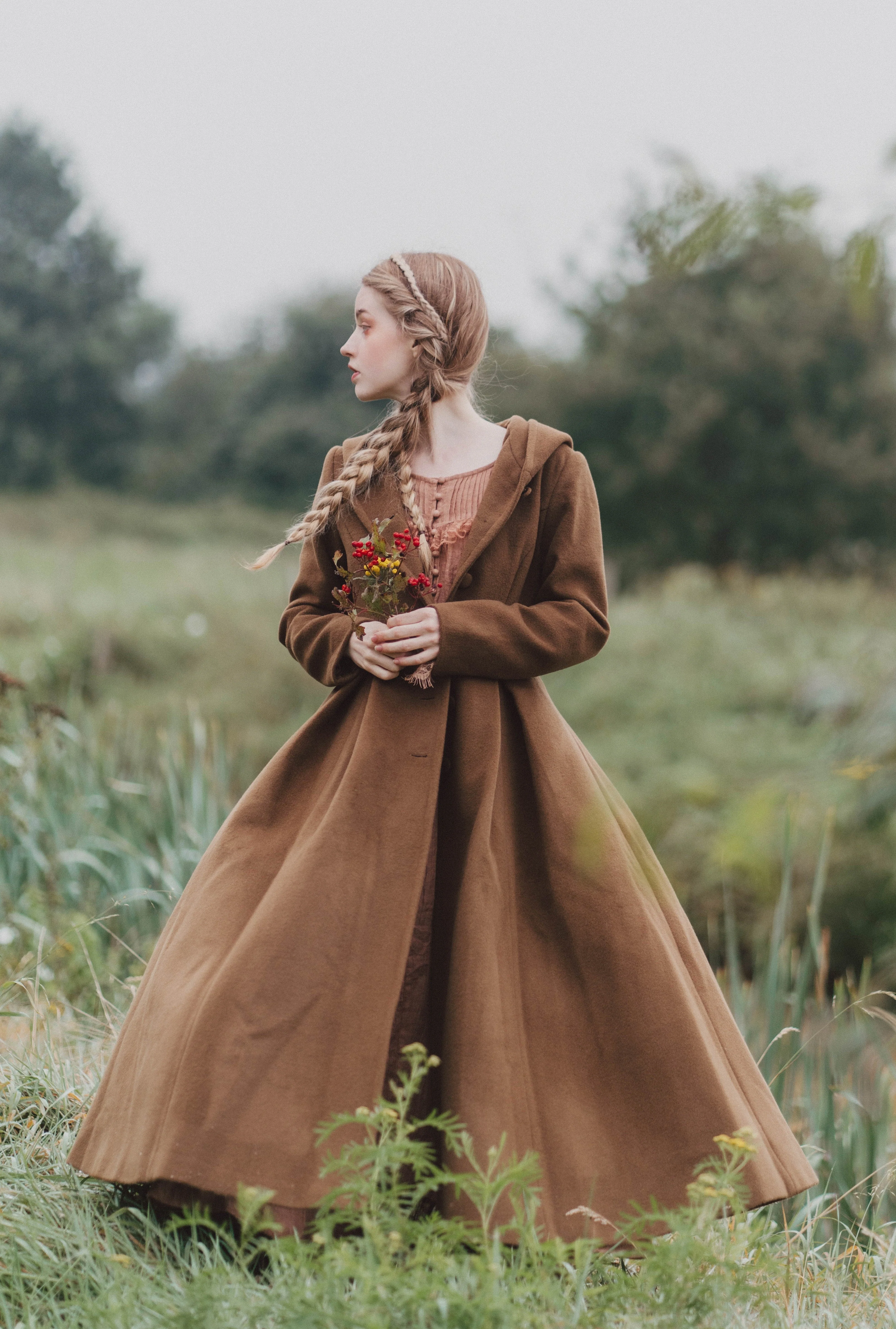 My Fair Lady 26 | Hooded Wool Coat - Image 5