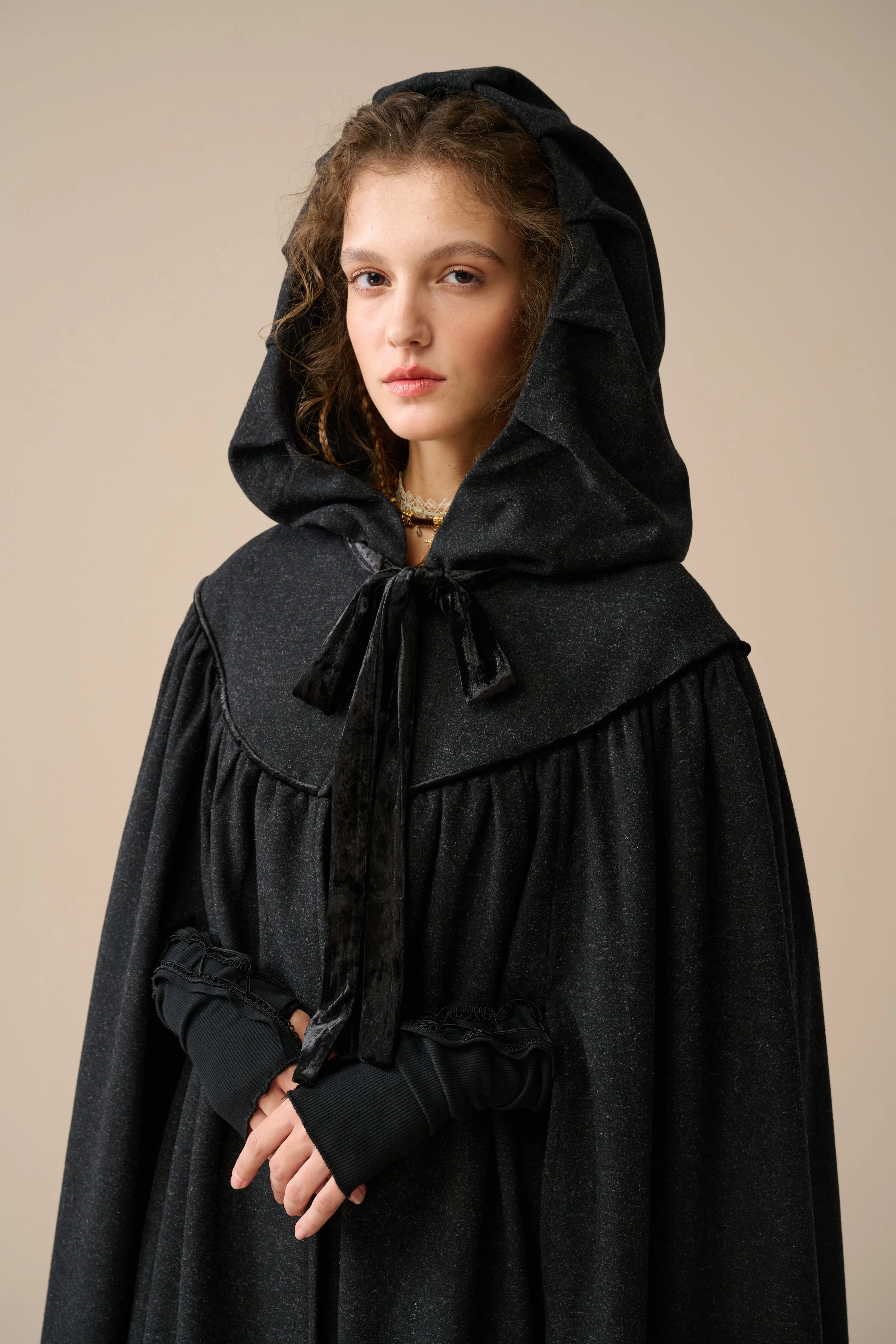 Perfumer 33 | hooded wool cloak - Image 14