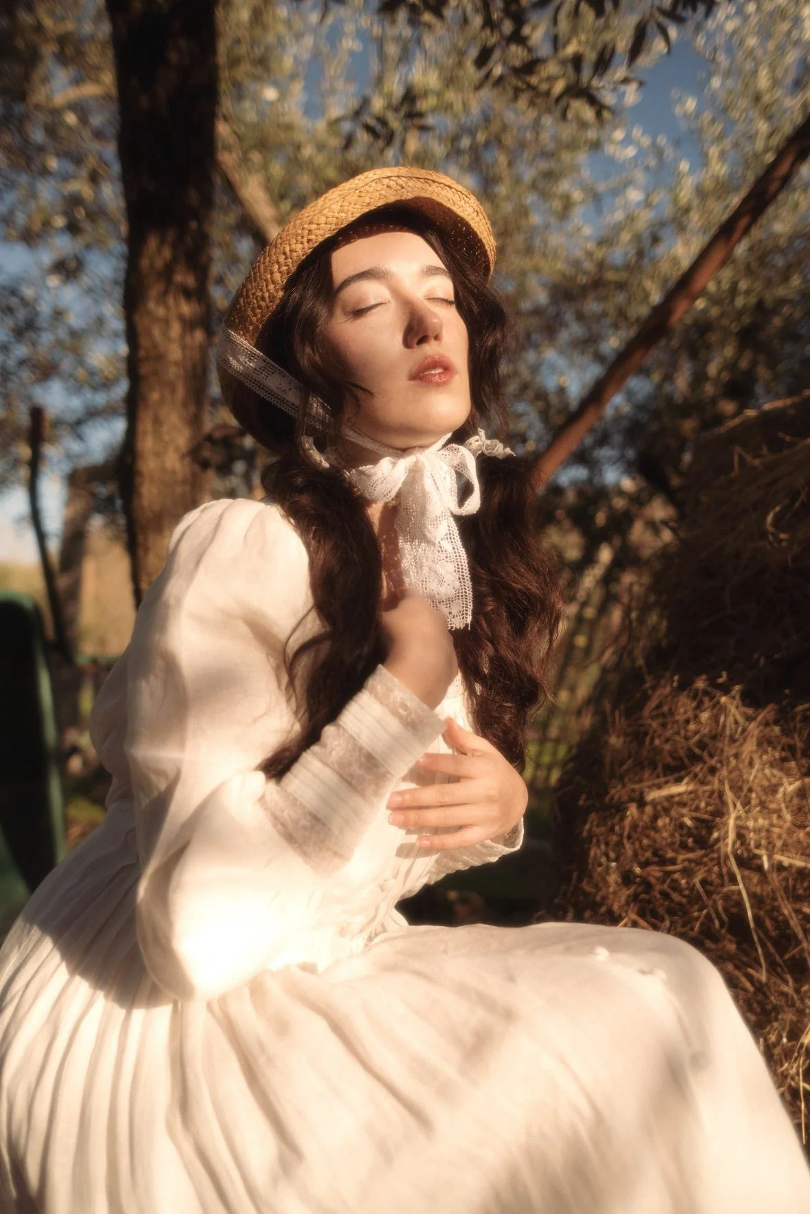 Josefina 19 | Dreamy Pleated Linen Dress Gown - Image 14