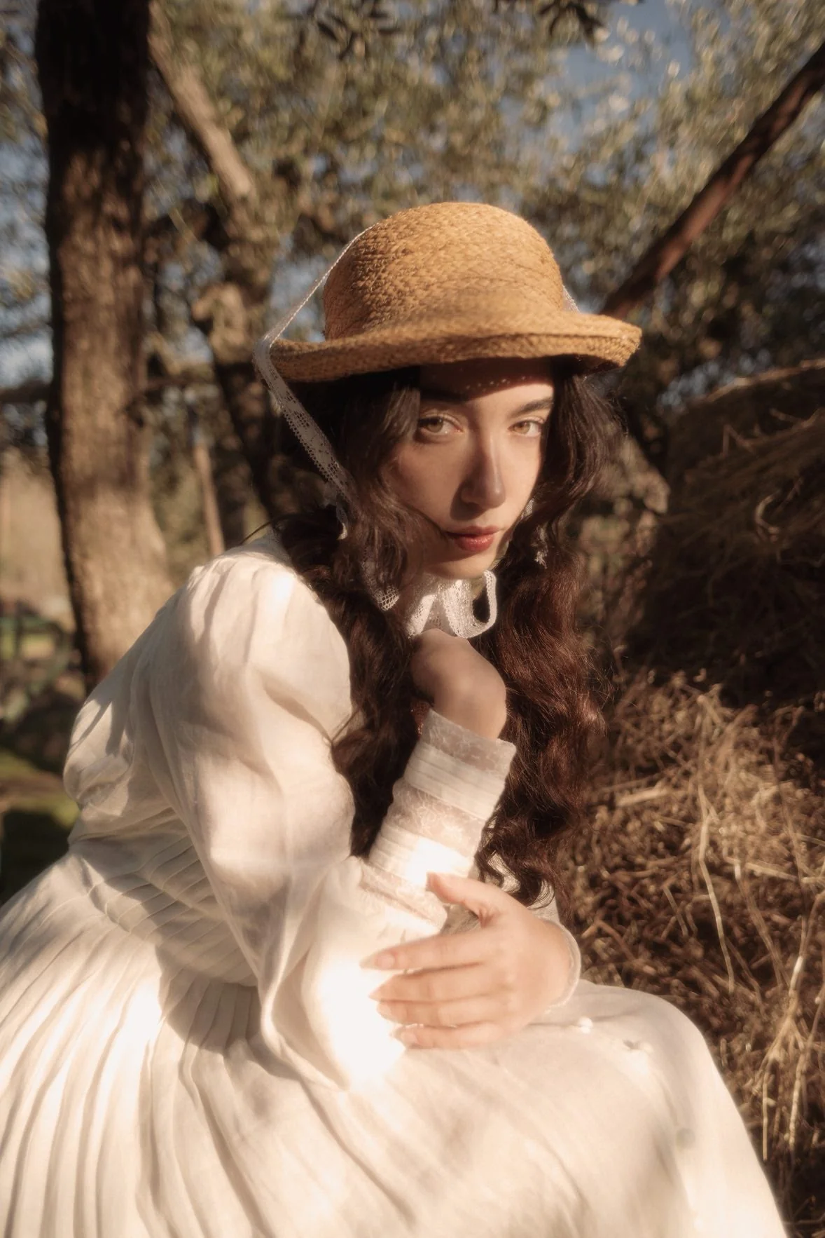 Josefina 19 | Dreamy Pleated Linen Dress Gown - Image 15