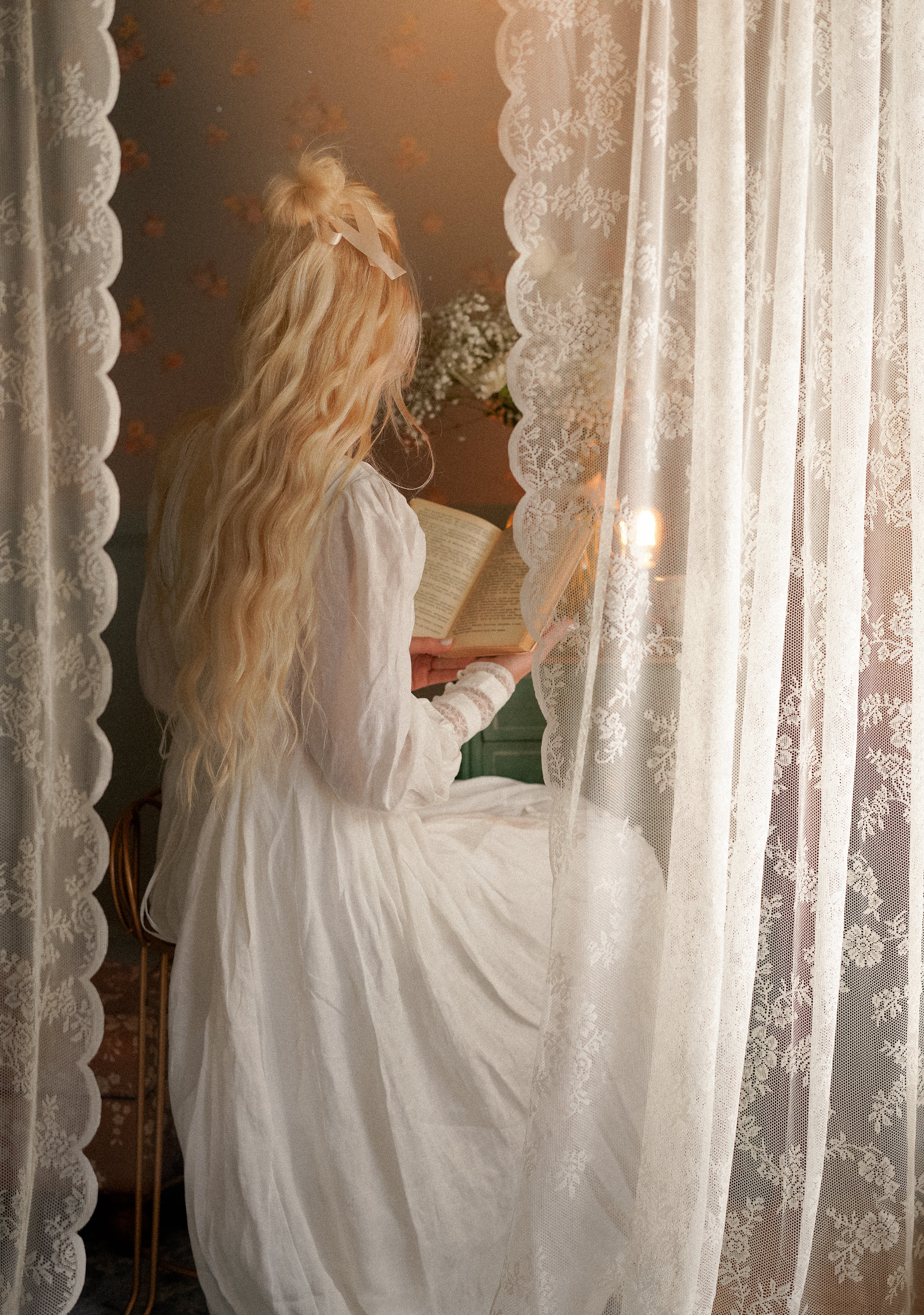 Josefina 19 | Dreamy Pleated Linen Dress Gown - Image 2