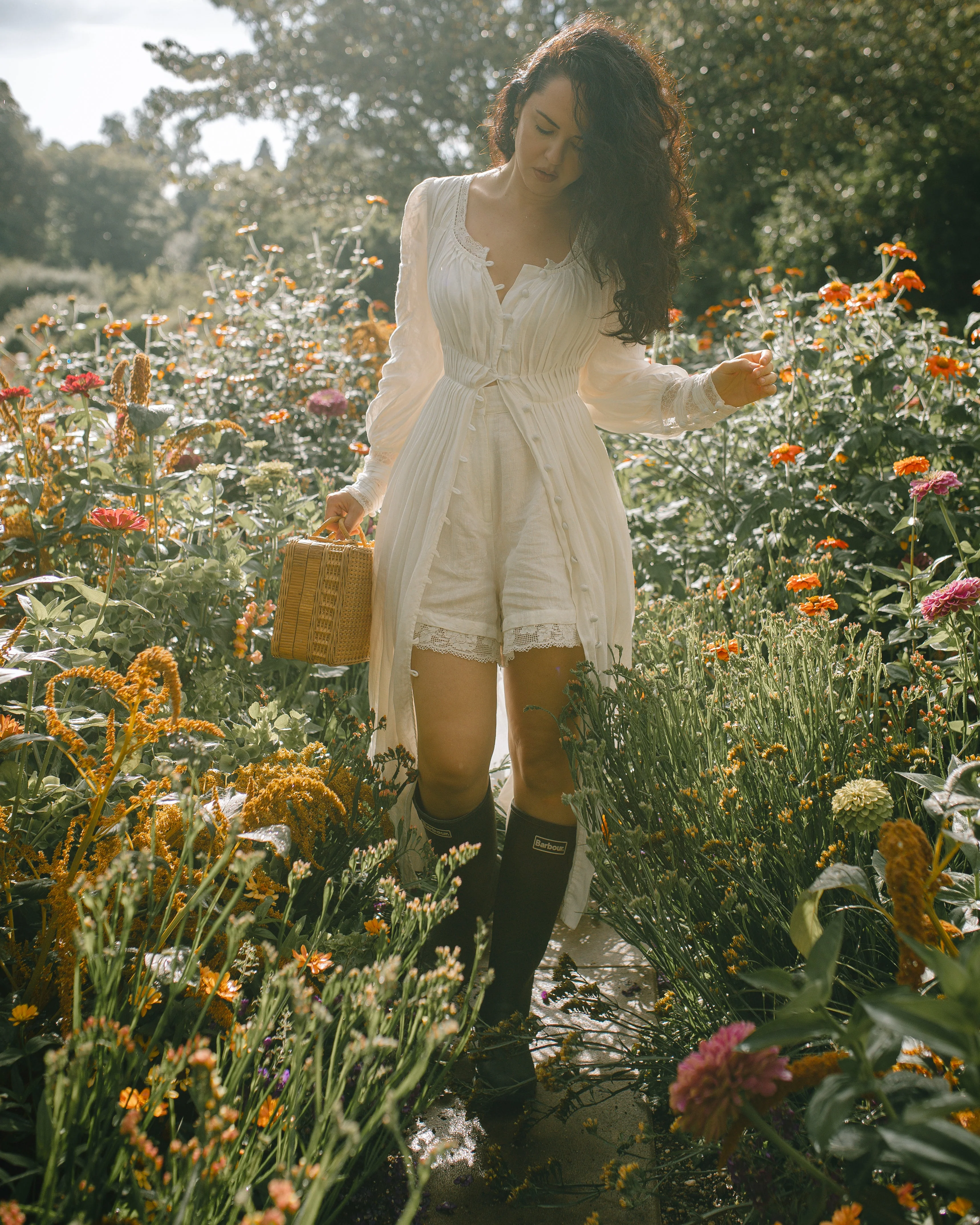 Josefina 19 | Dreamy Pleated Linen Dress Gown - Image 4