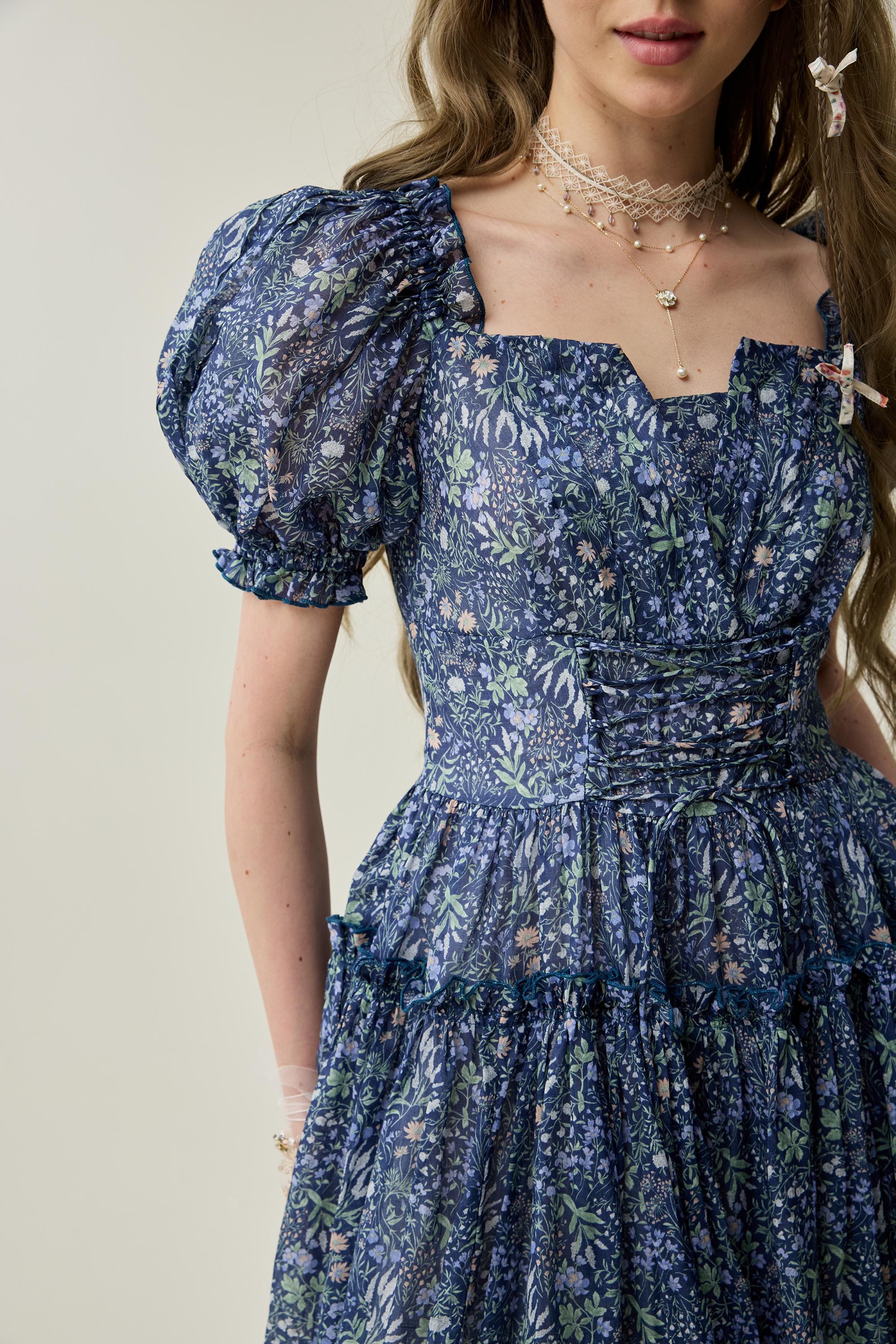 Julia 35 | Floral linen dress - Image 9