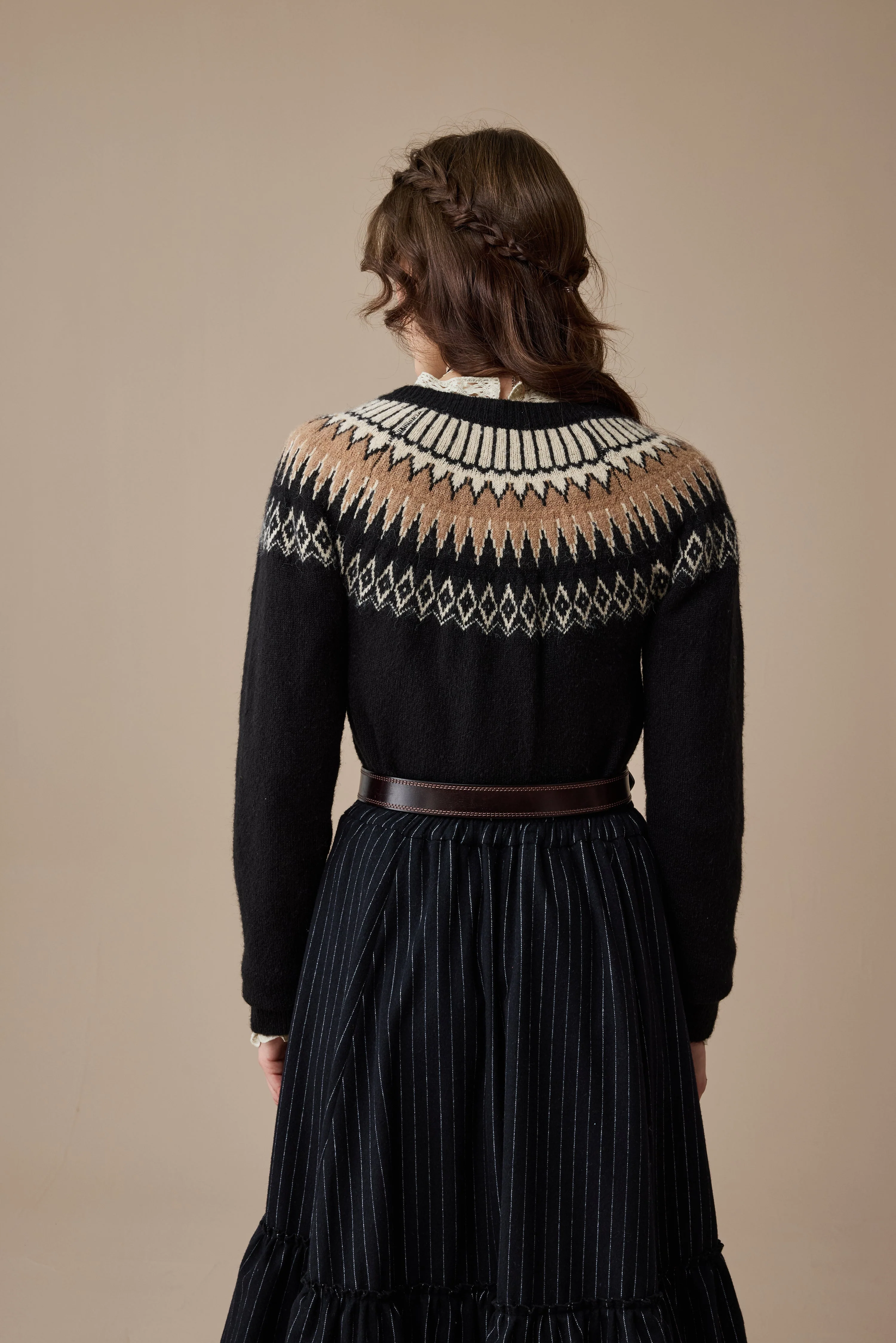 Kaite 18 |ruffled maxi wool skirt - Image 11