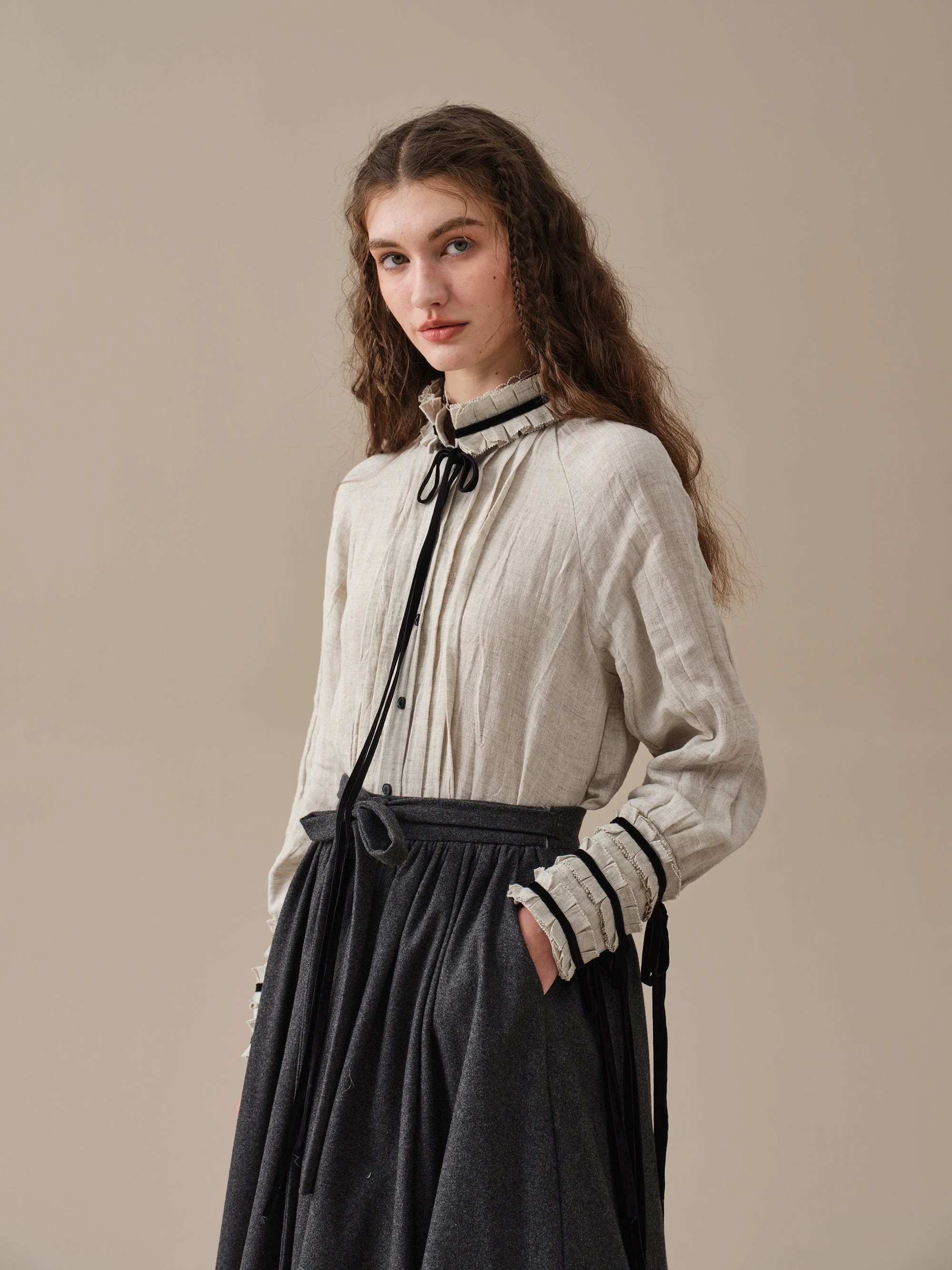 Ronan 19|longsleeved linen shirt - Image 7