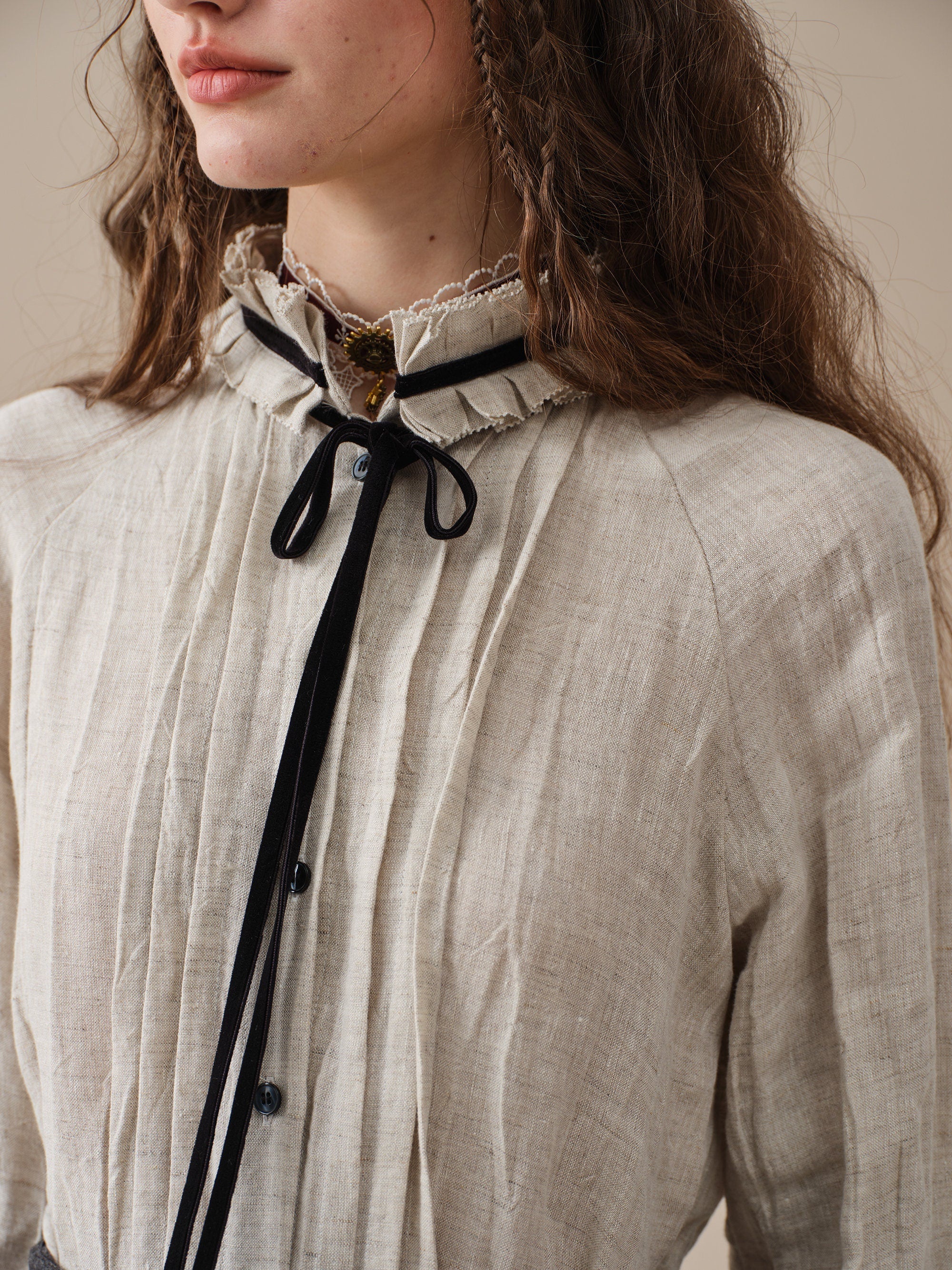 Ronan 19|longsleeved linen shirt - Image 8