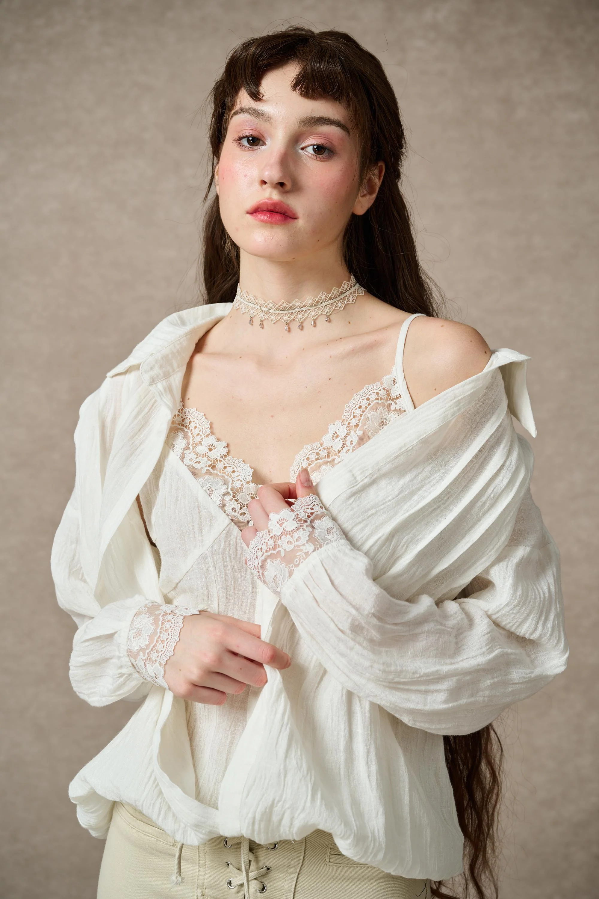 Tiffany 16 |Linen Layers Shirt - Image 10