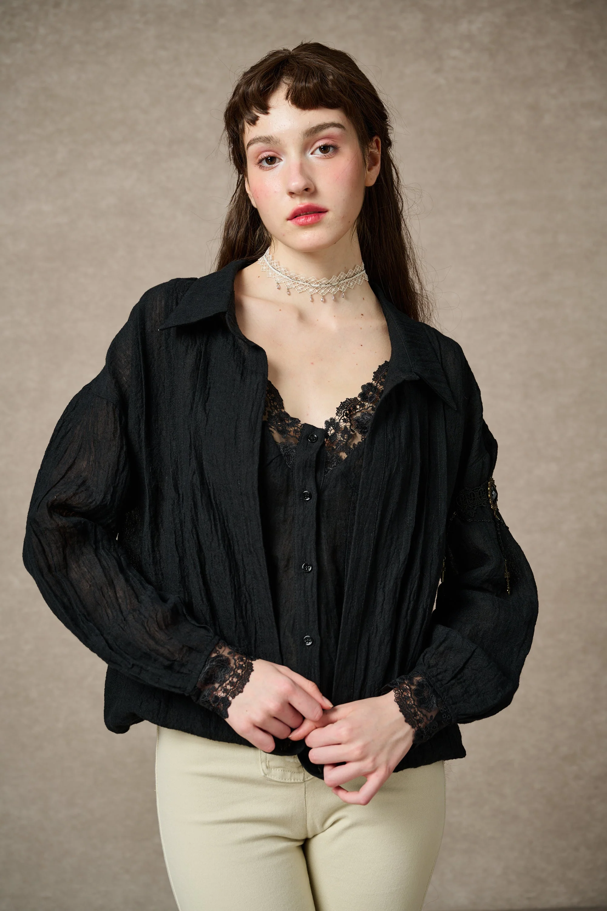 Tiffany 16 |Linen Layers Shirt - Image 15