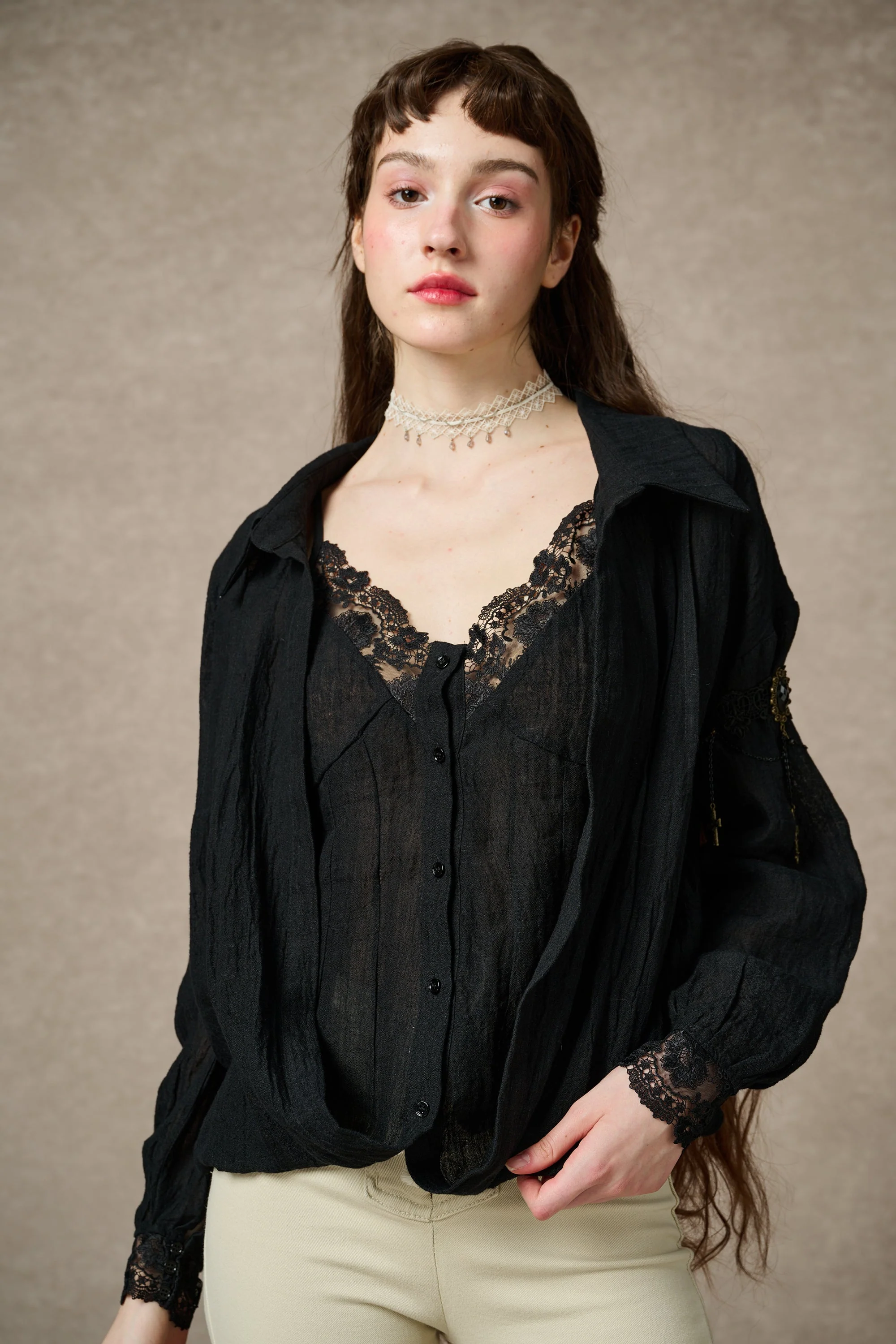 Tiffany 16 |Linen Layers Shirt - Image 16