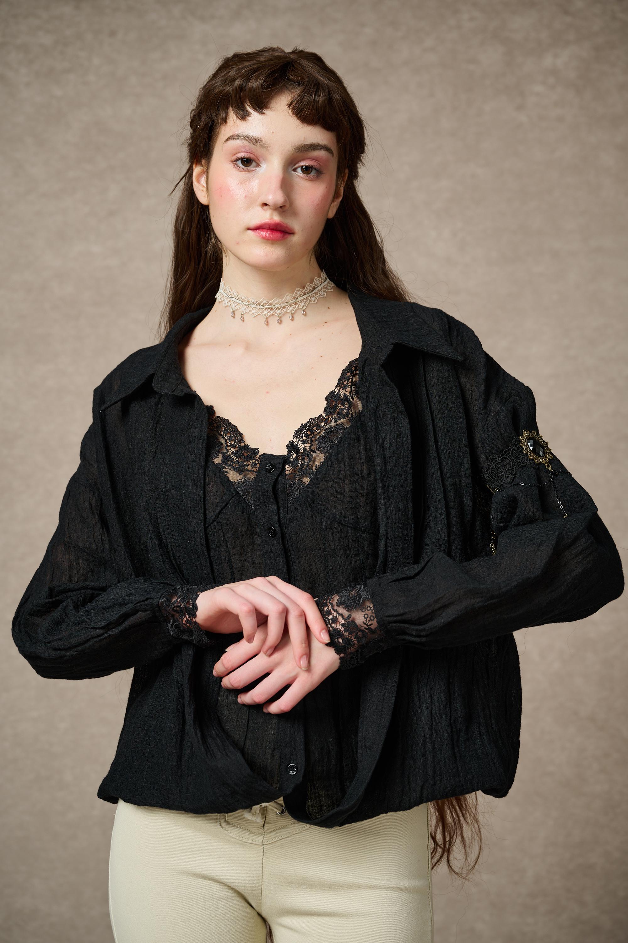Tiffany 16 |Linen Layers Shirt - Image 4