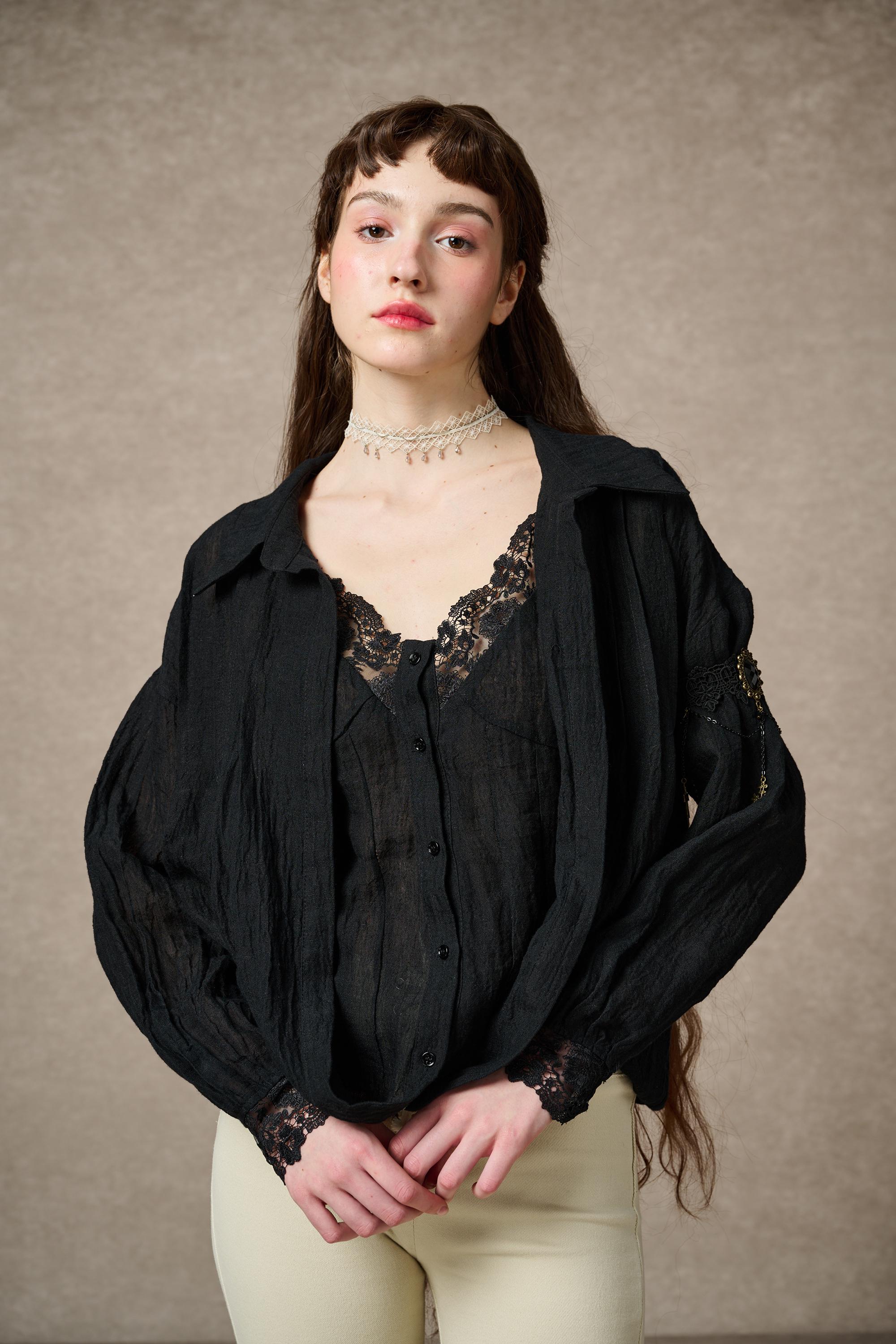 Tiffany 16 |Linen Layers Shirt - Image 8