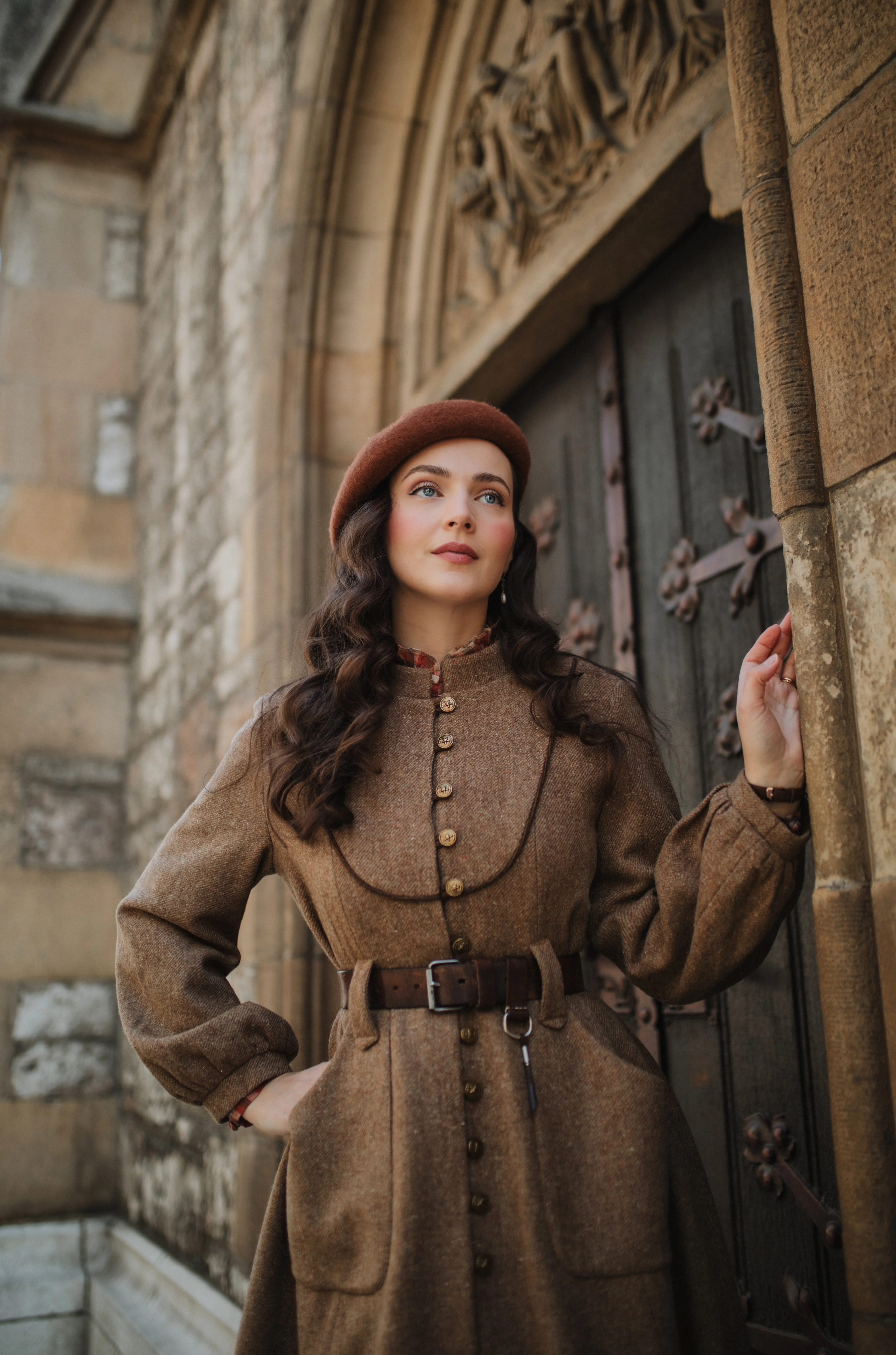 Margaret 25|100% wool buttoned down coat - Image 16