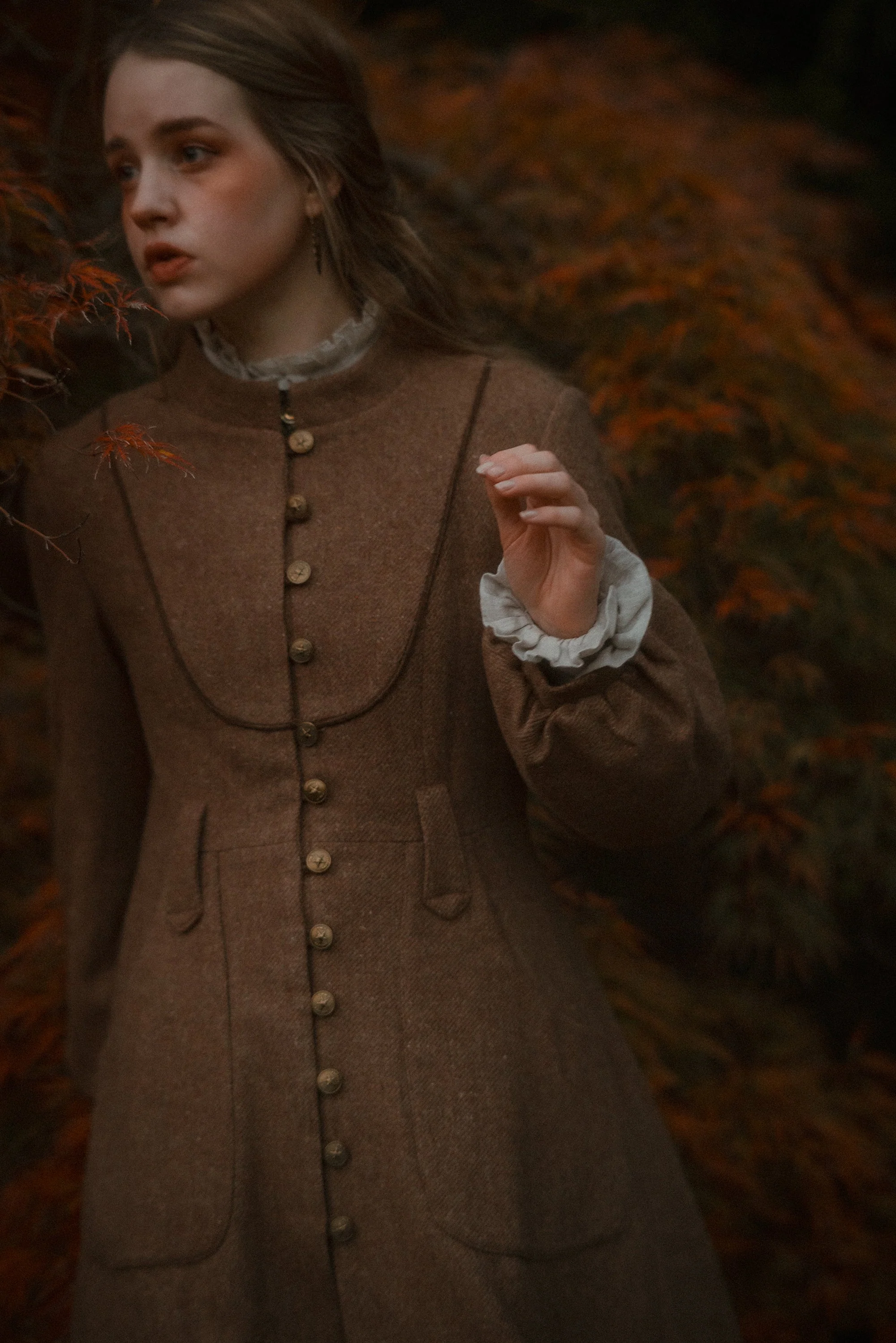 Margaret 25|100% wool buttoned down coat - Image 20