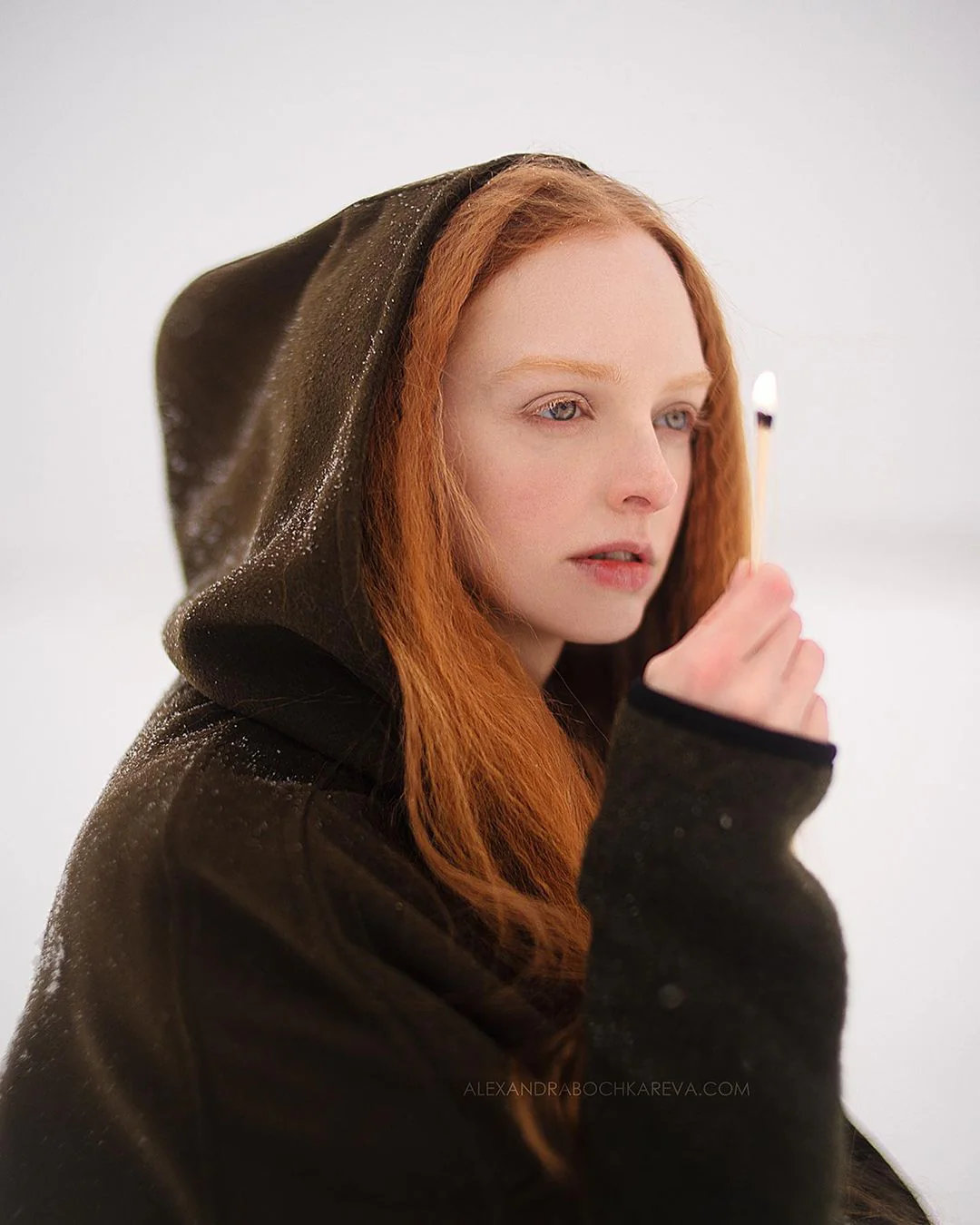 Parini 33 | Maxi Hooded wool cloak coat - Image 5