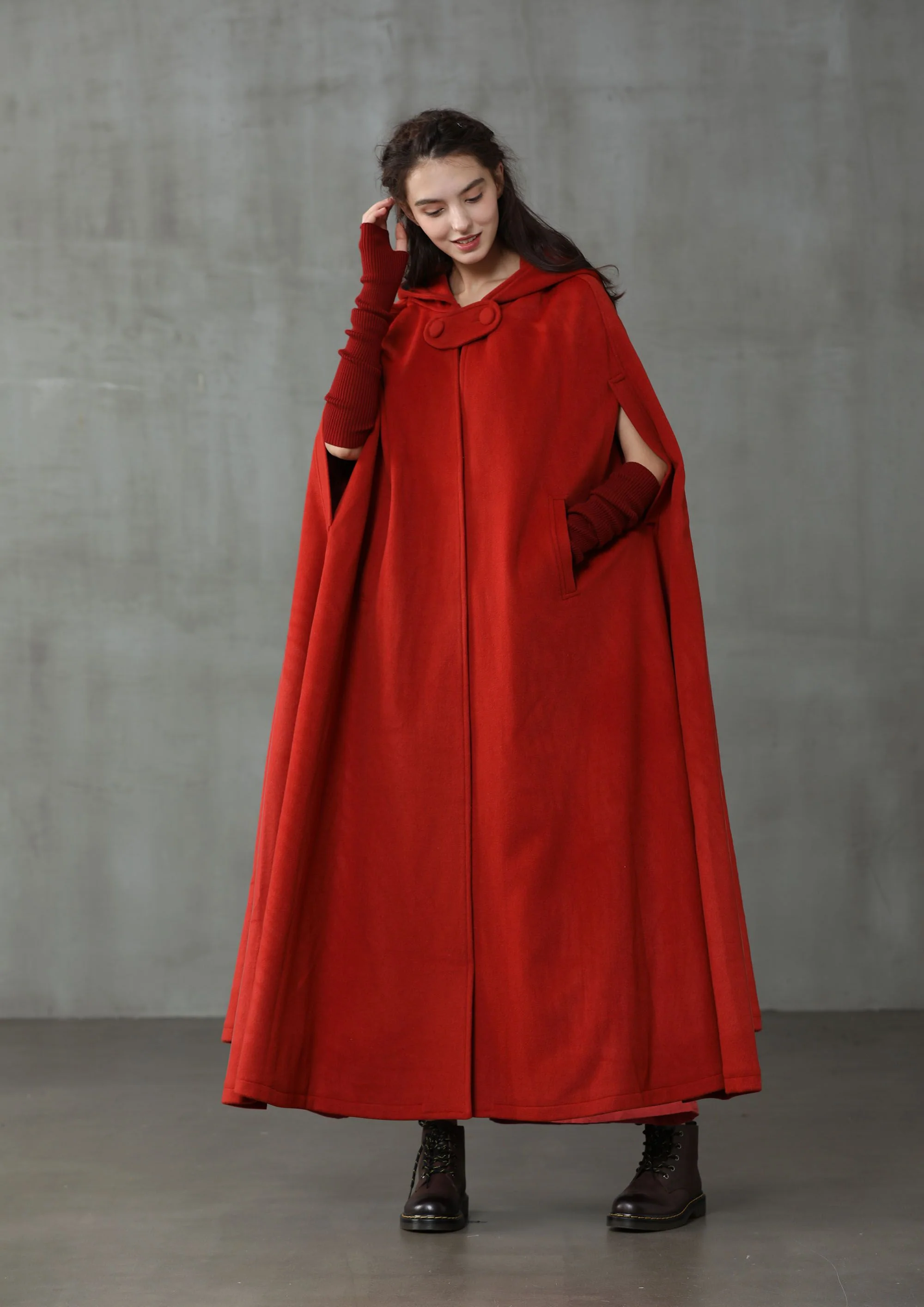 Outlander 2020 | 100% Wool Cloak Coat - Image 4