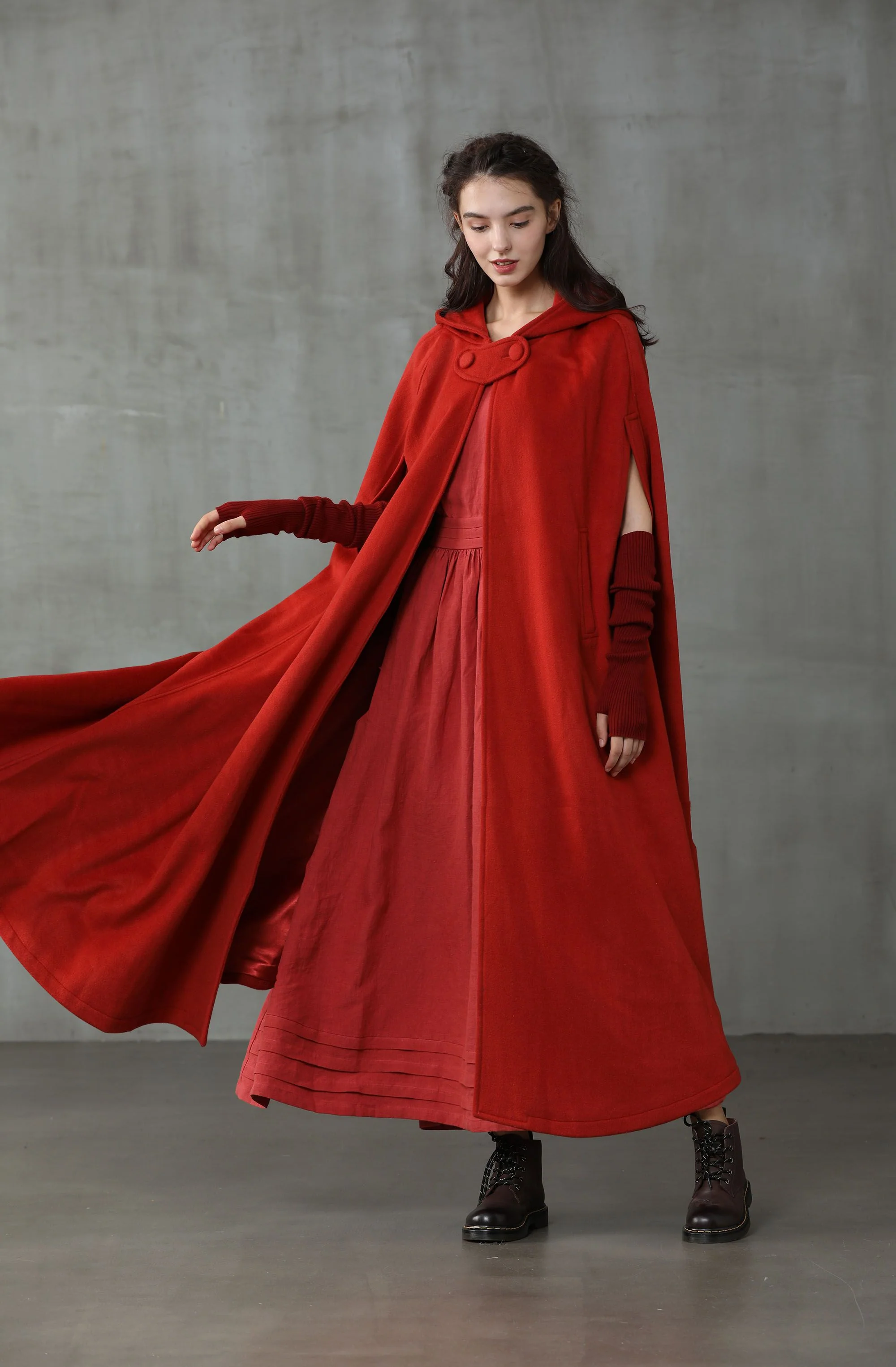 Outlander 2020 | 100% Wool Cloak Coat - Image 5