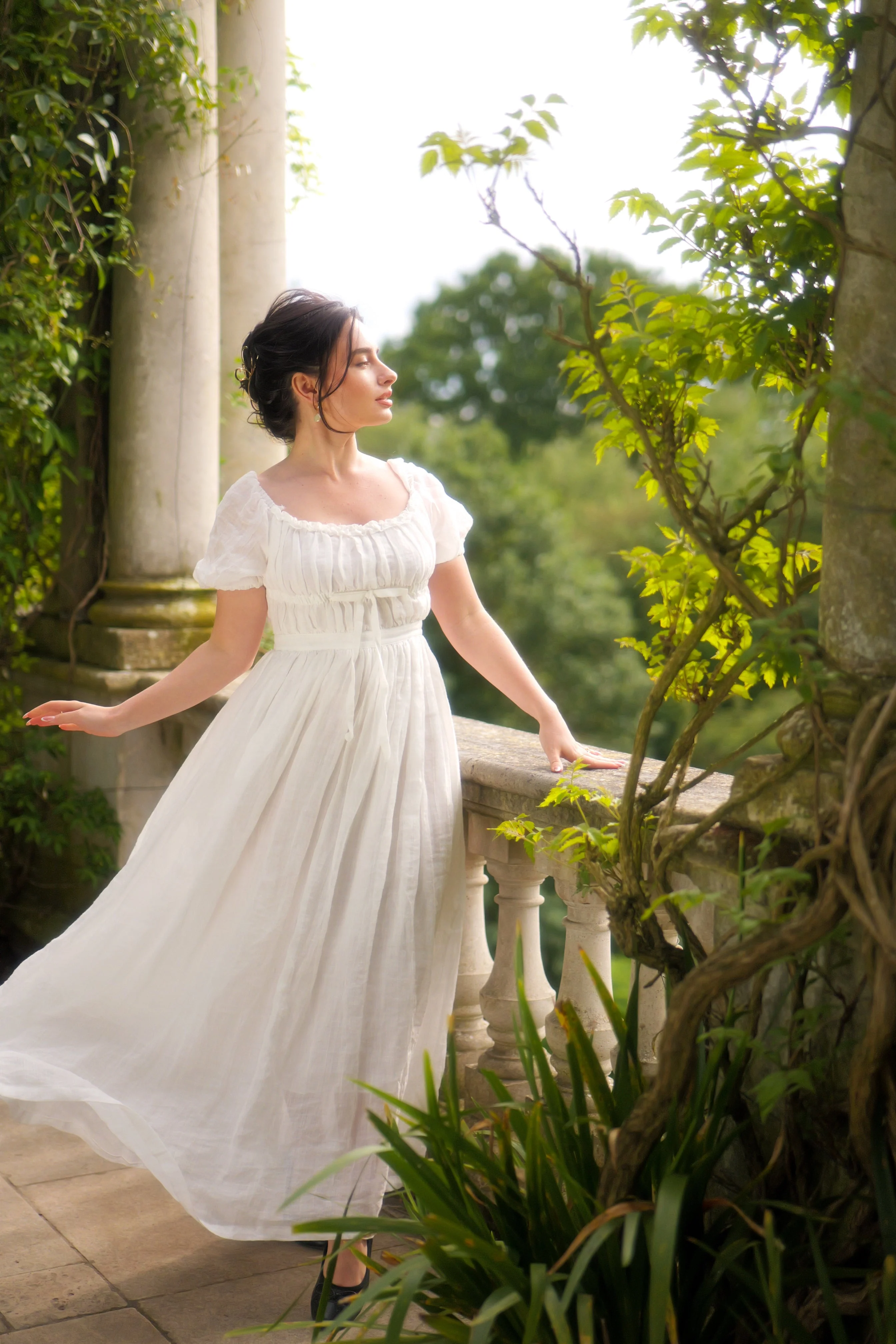 Osmanthus 01 | maxi linen dress - Image 3
