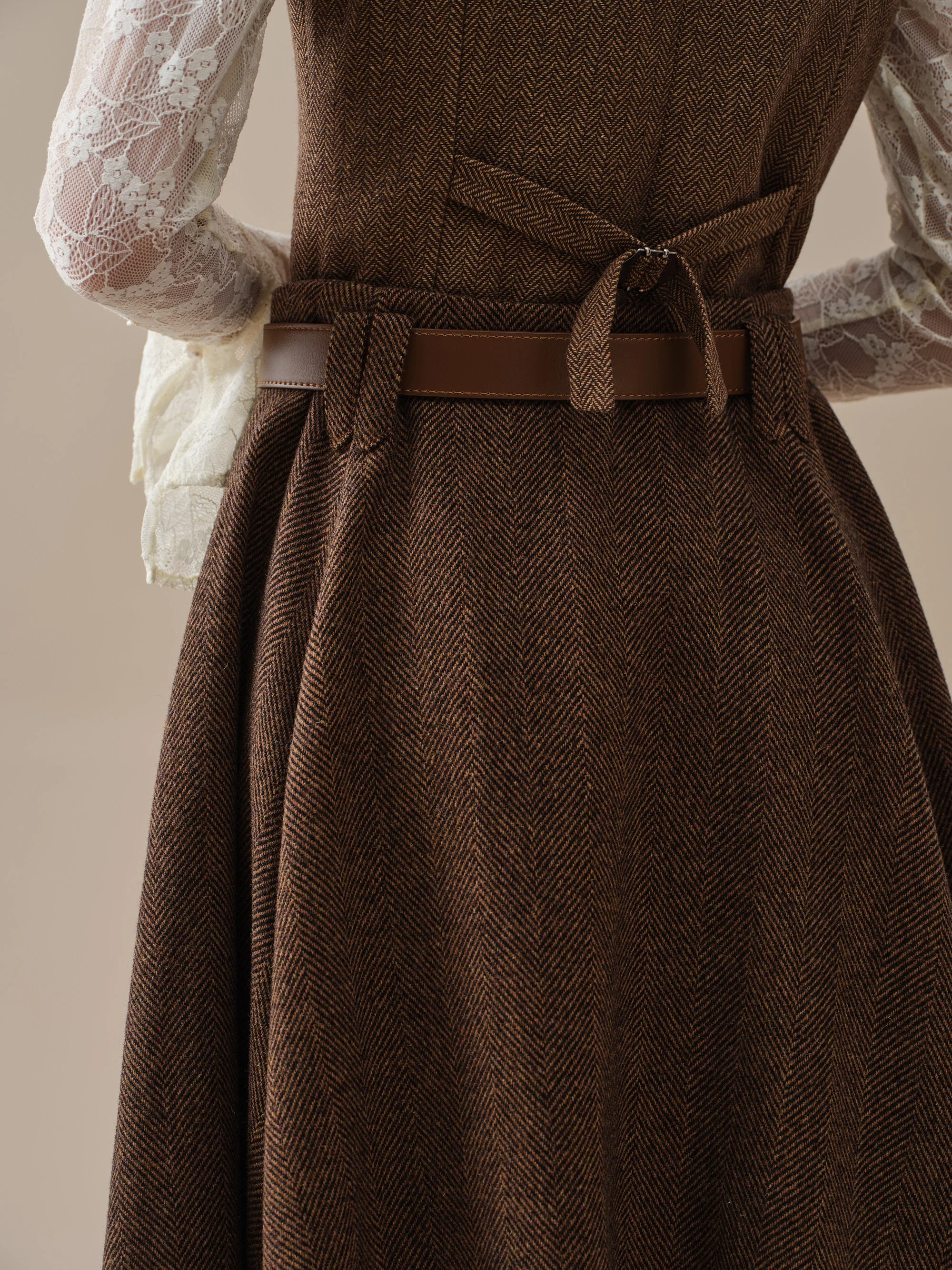 Norma 16 | Front buttoned wool skirt - Image 8