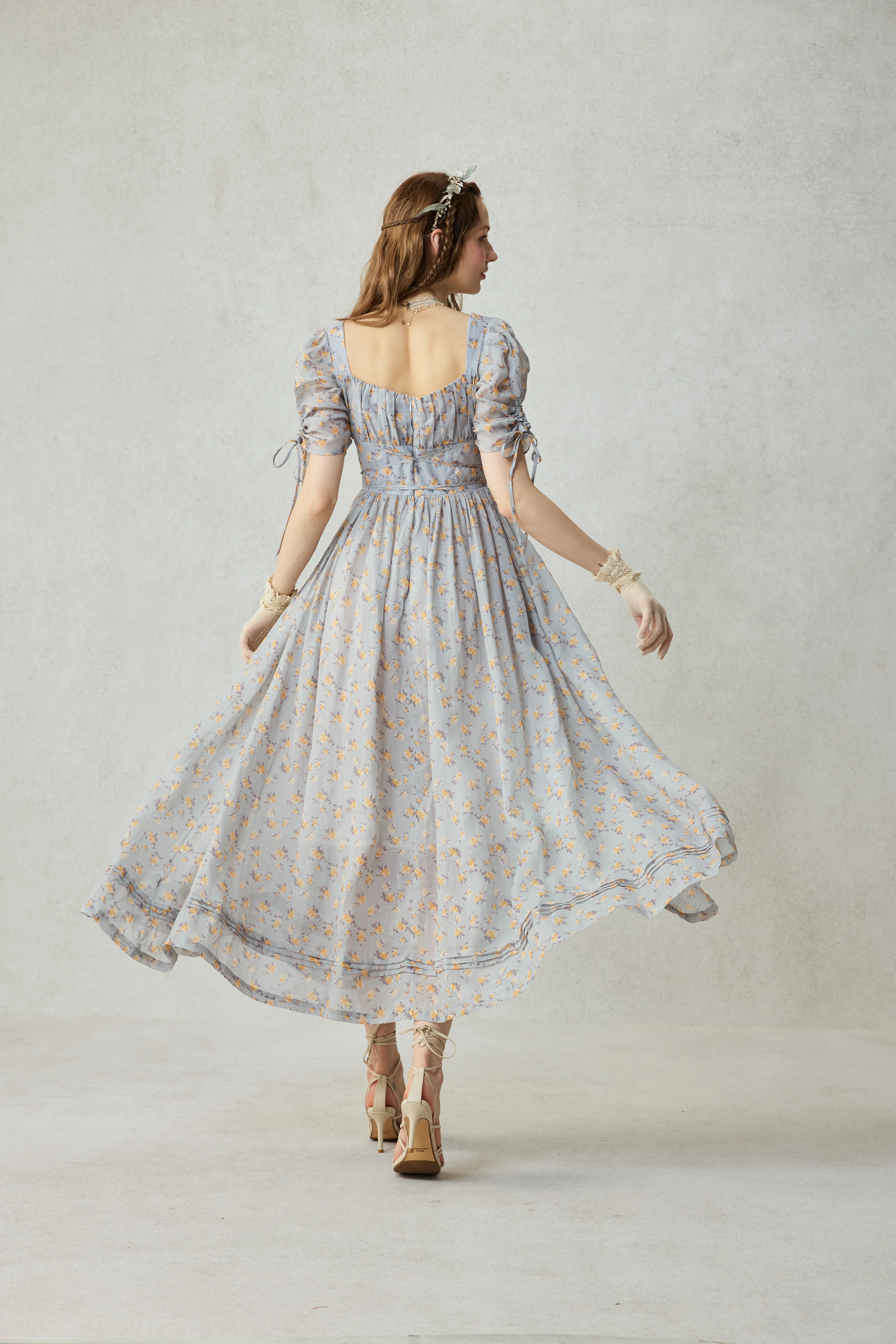Monette 27 | Corset Linen Dress - Image 31