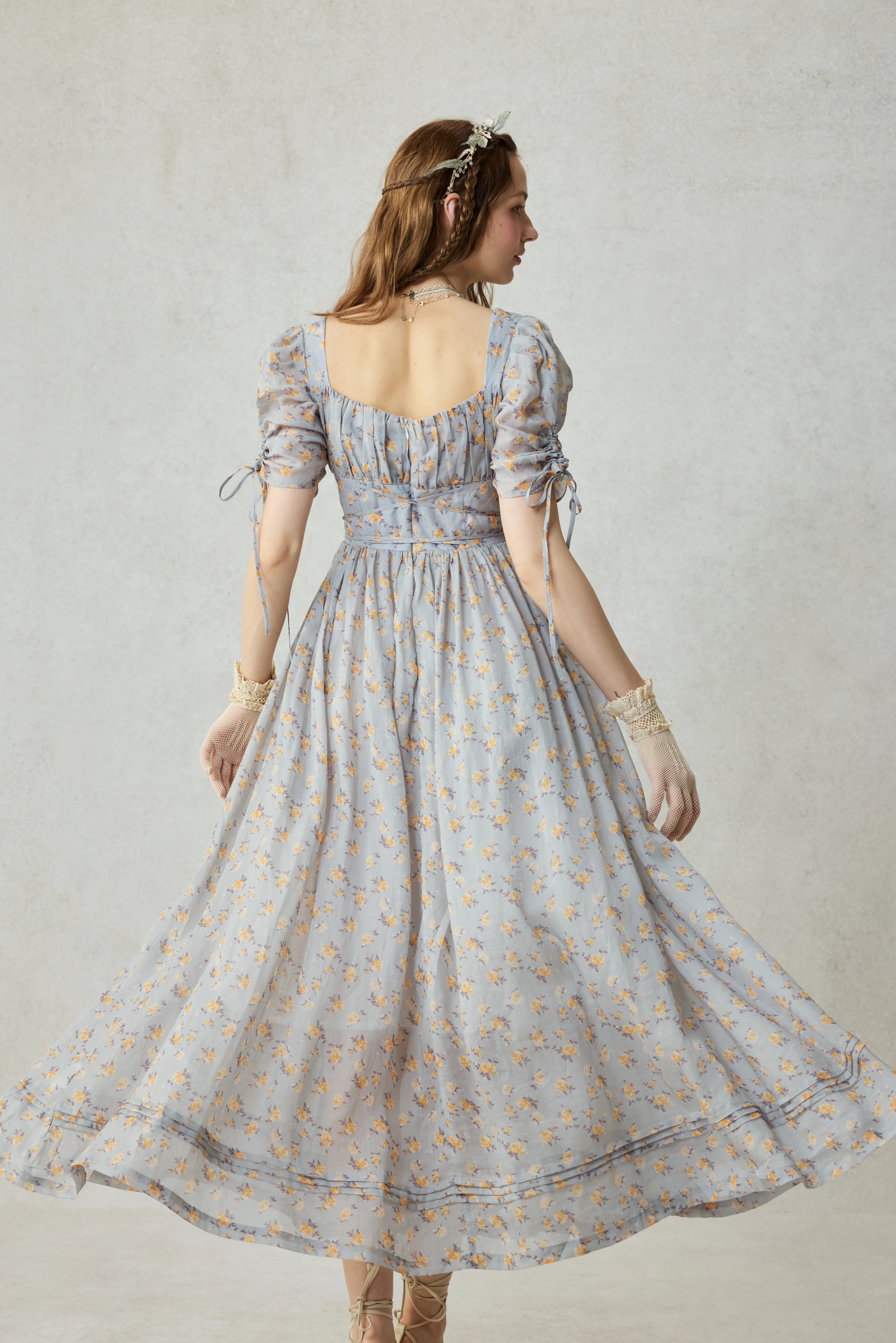 Monette 27 | Corset Linen Dress - Image 4