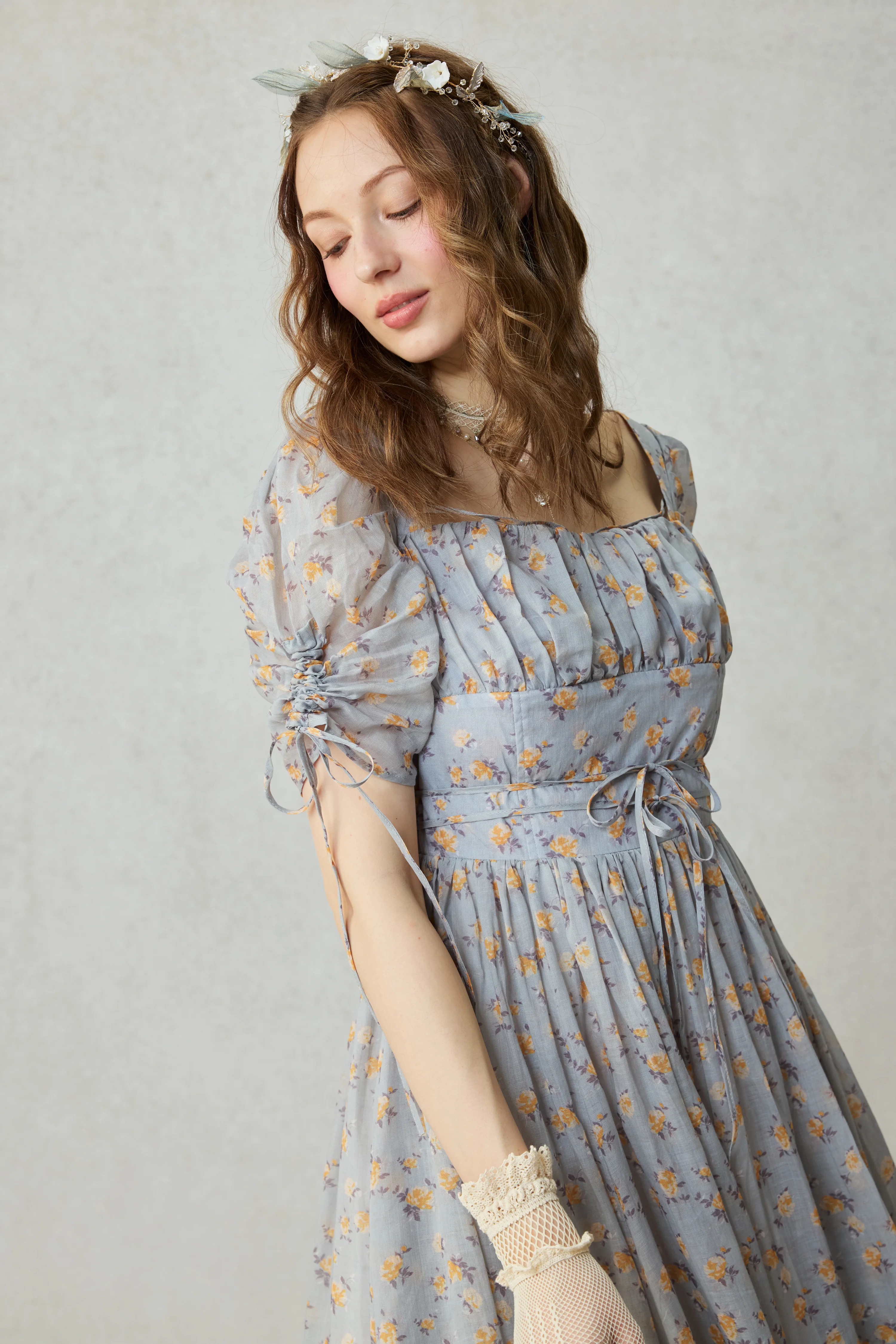 Monette 27 | Corset Linen Dress - Image 5