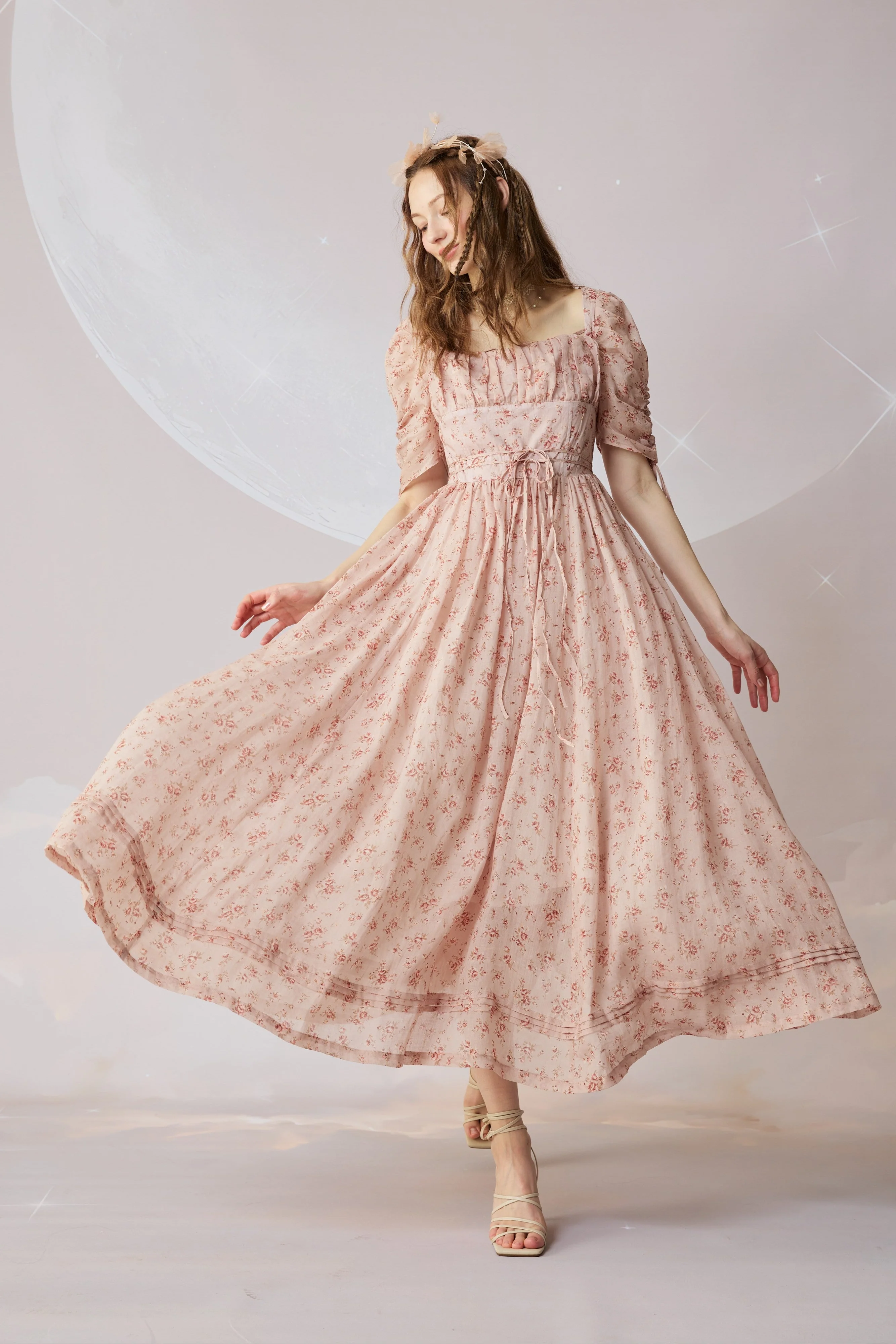Monette 27 | Corset Linen Dress - Image 7