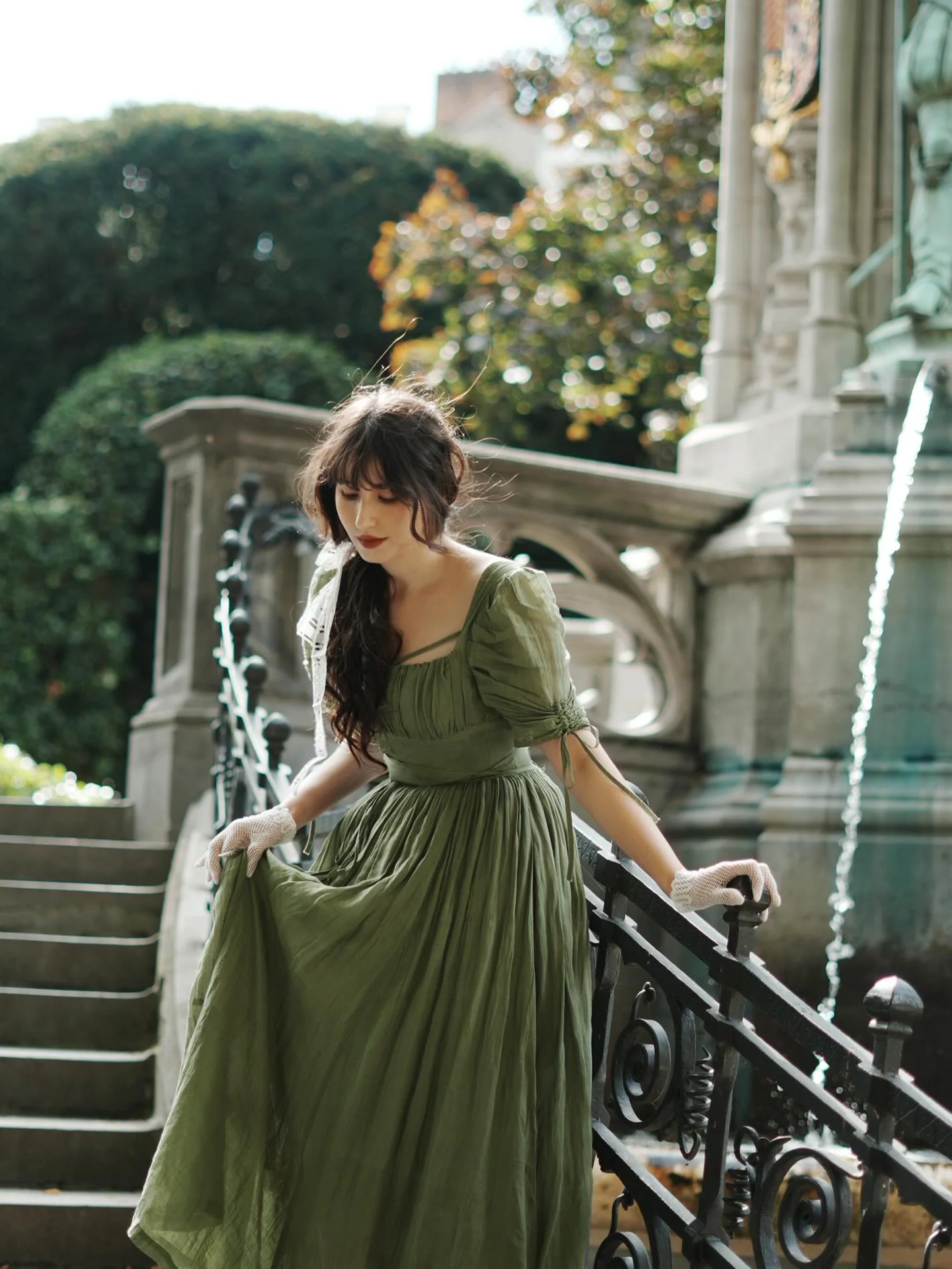 Monette 27 | Corset Linen Dress - Image 20