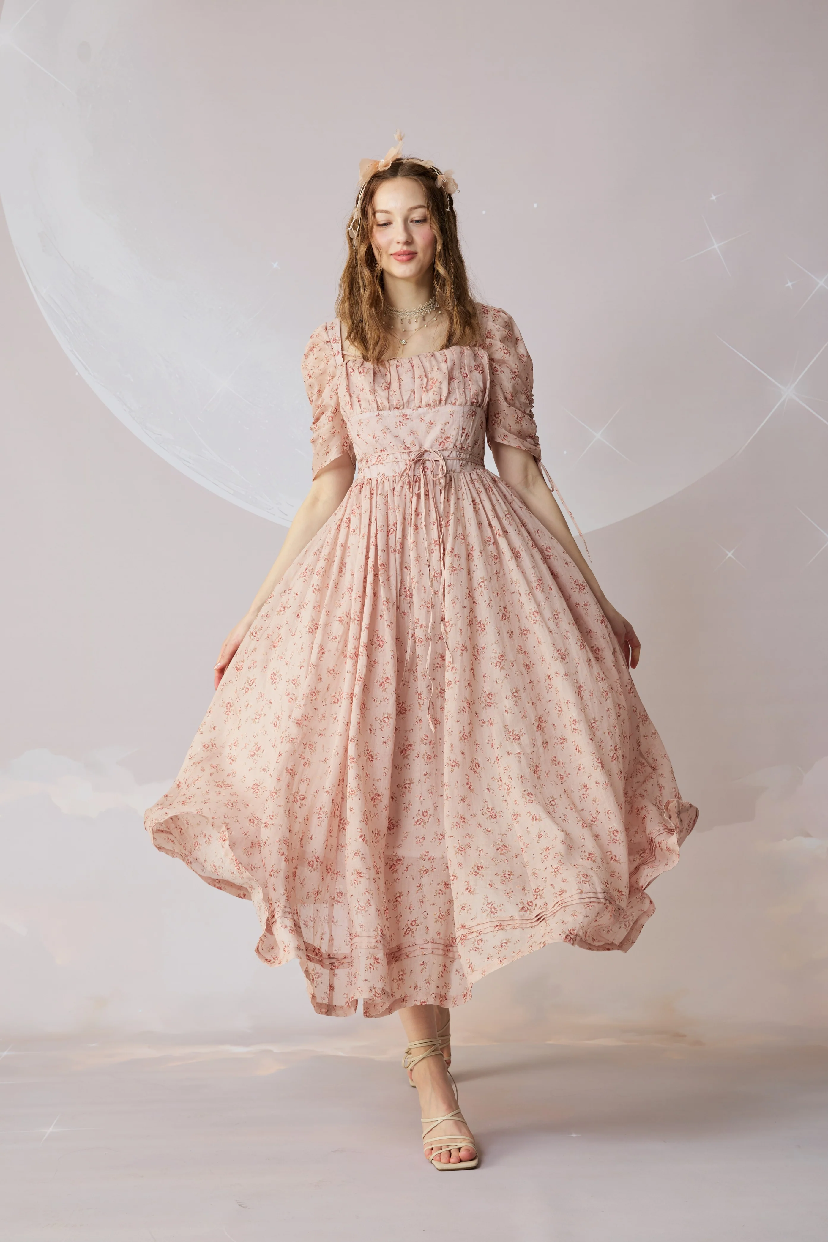 Monette 27 | Corset Linen Dress - Image 10