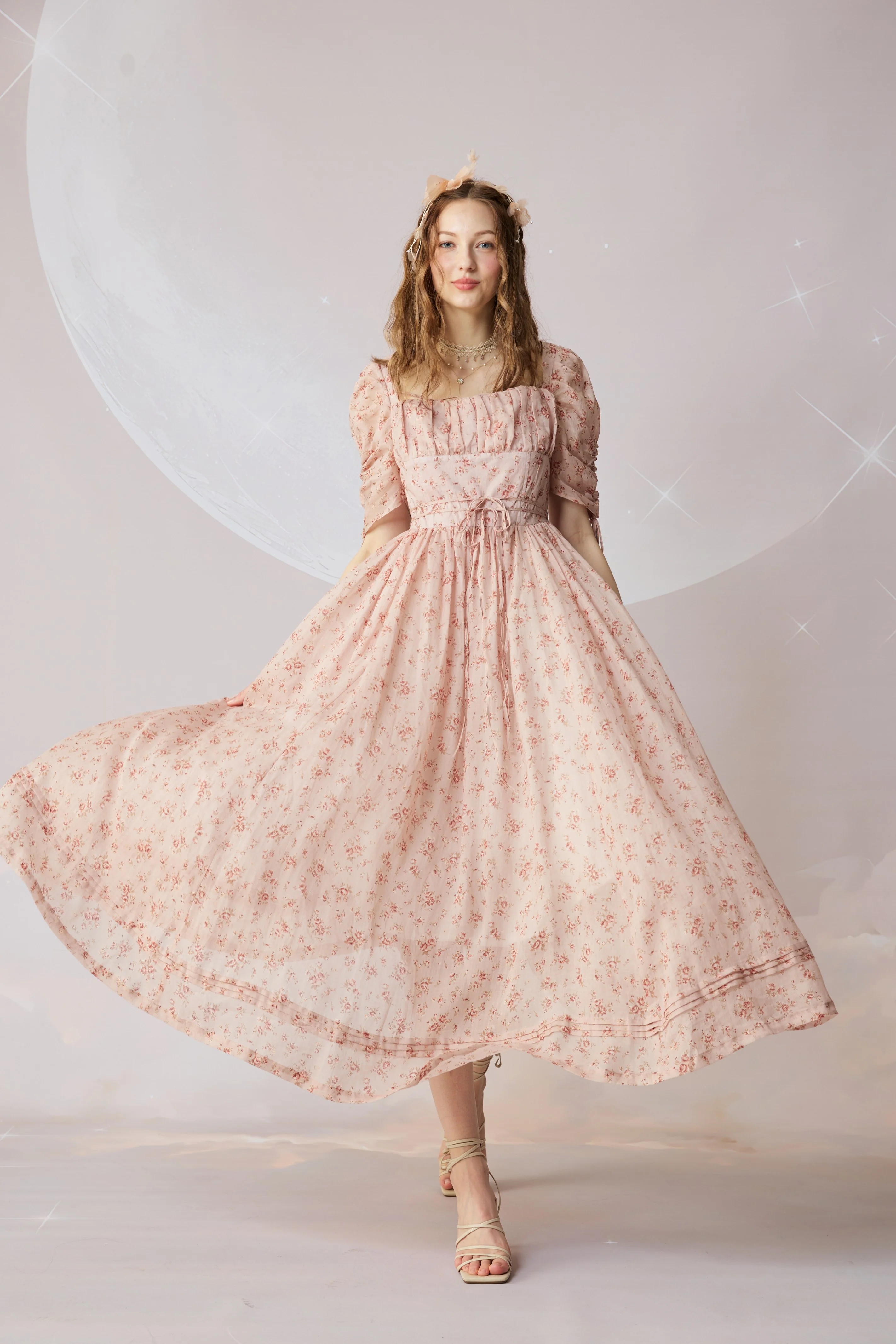 Monette 27 | Corset Linen Dress - Image 7