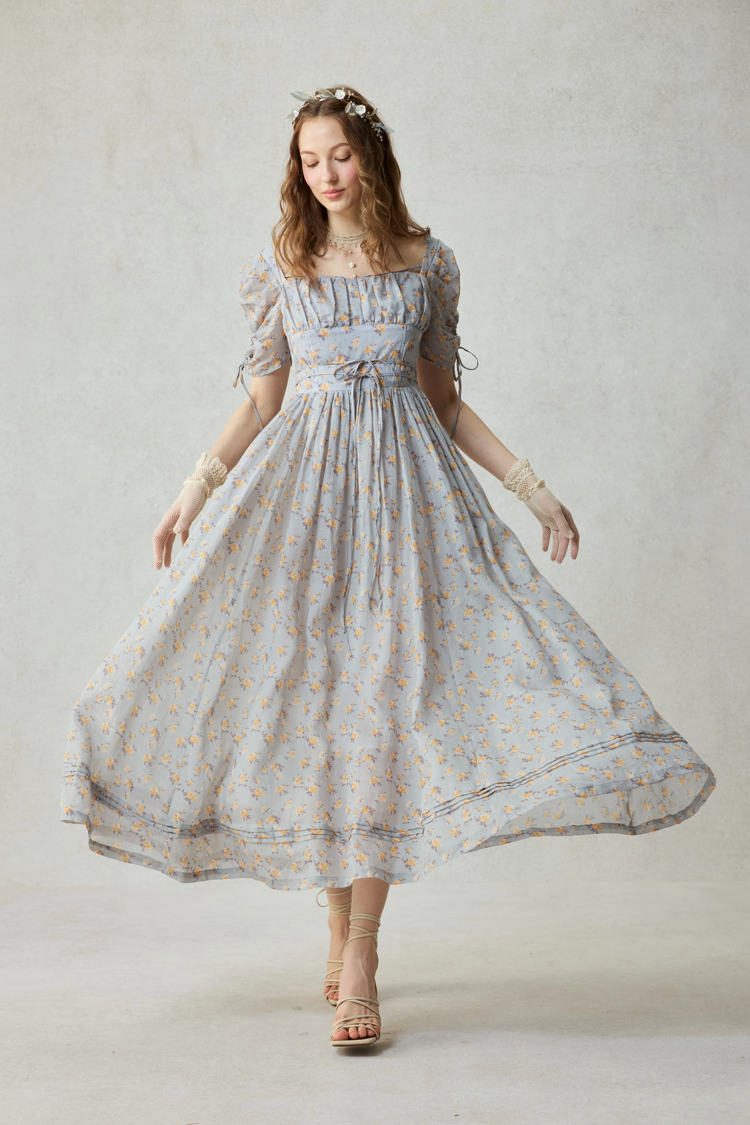 Monette 27 | Corset Linen Dress - Image 2