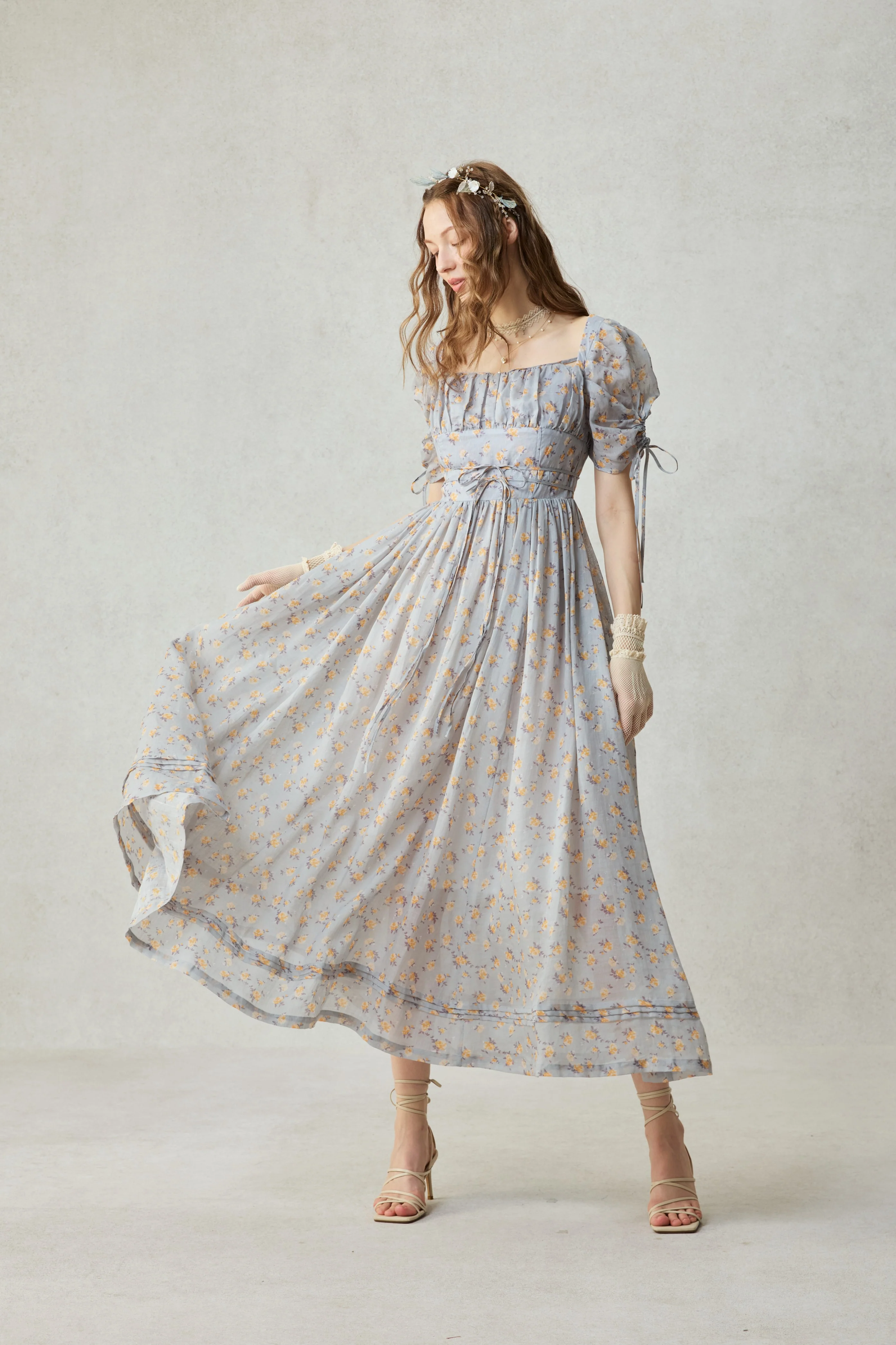 Monette 27 | Corset Linen Dress - Image 3