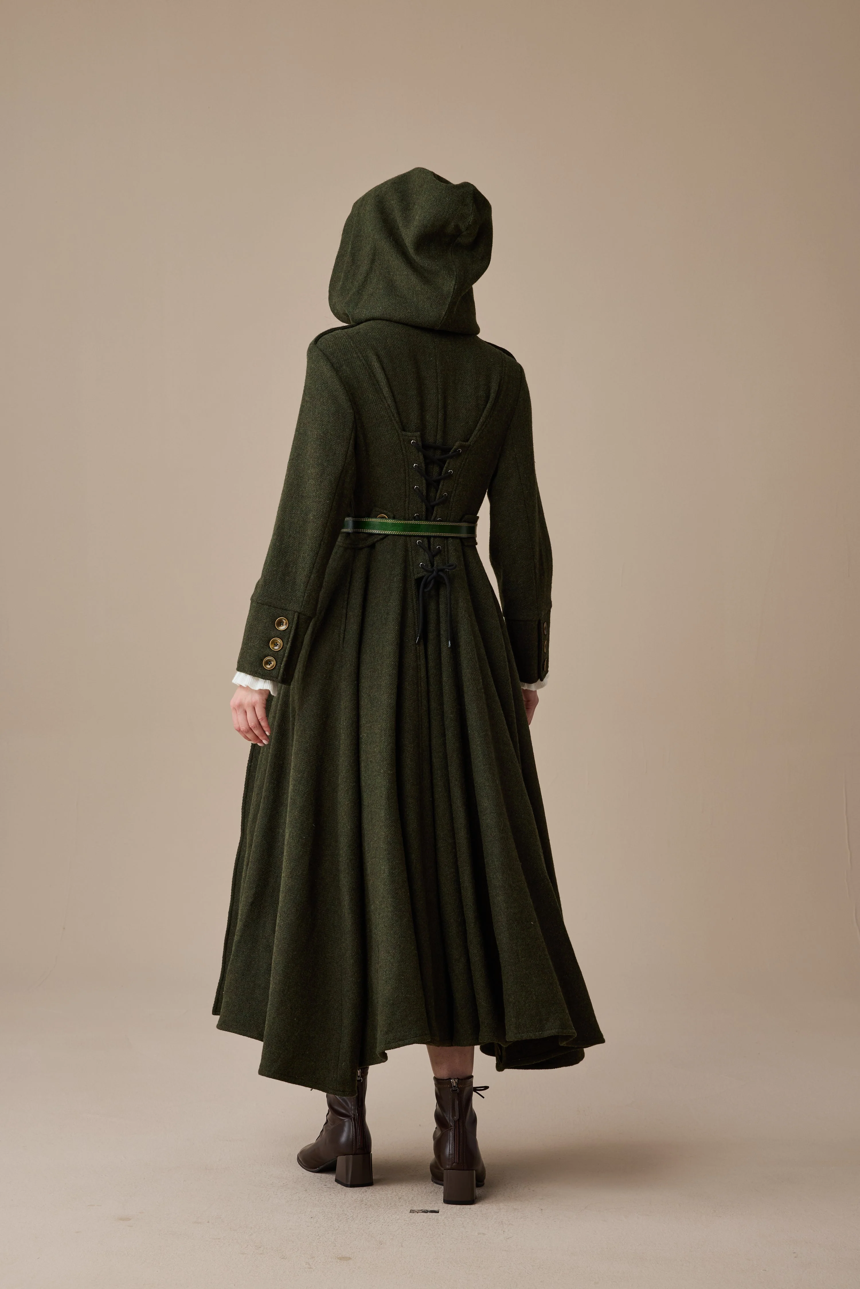 Monica 31 | 100% Wool  Double Breasted Coat - Image 10