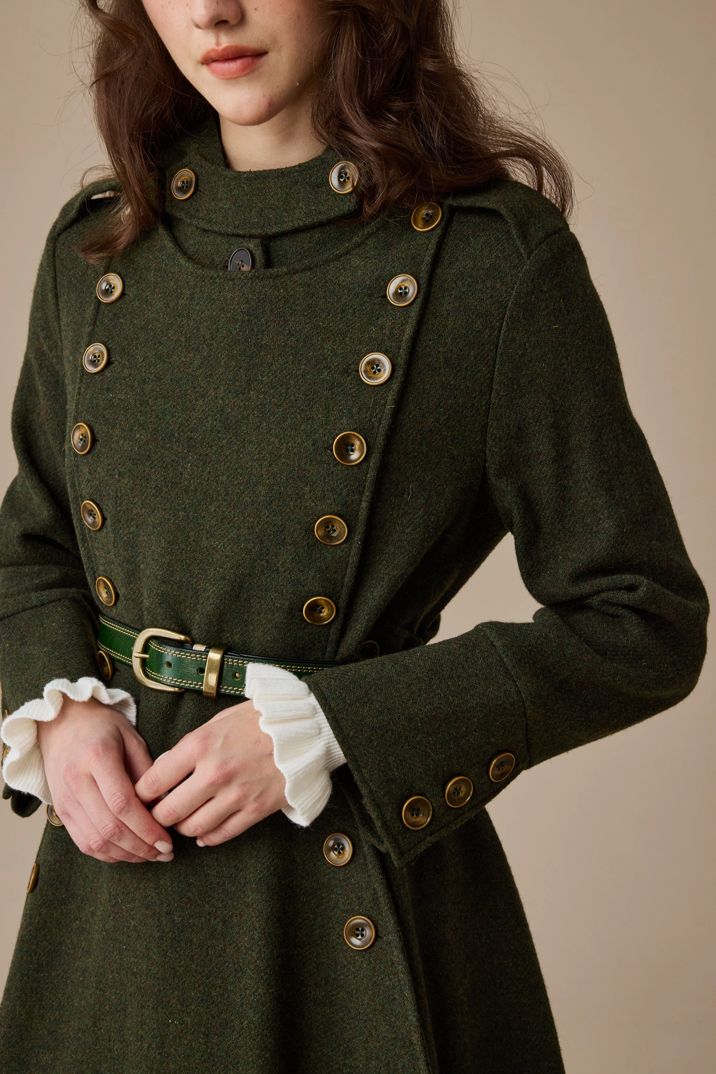 Monica 31 | 100% Wool  Double Breasted Coat - Image 3