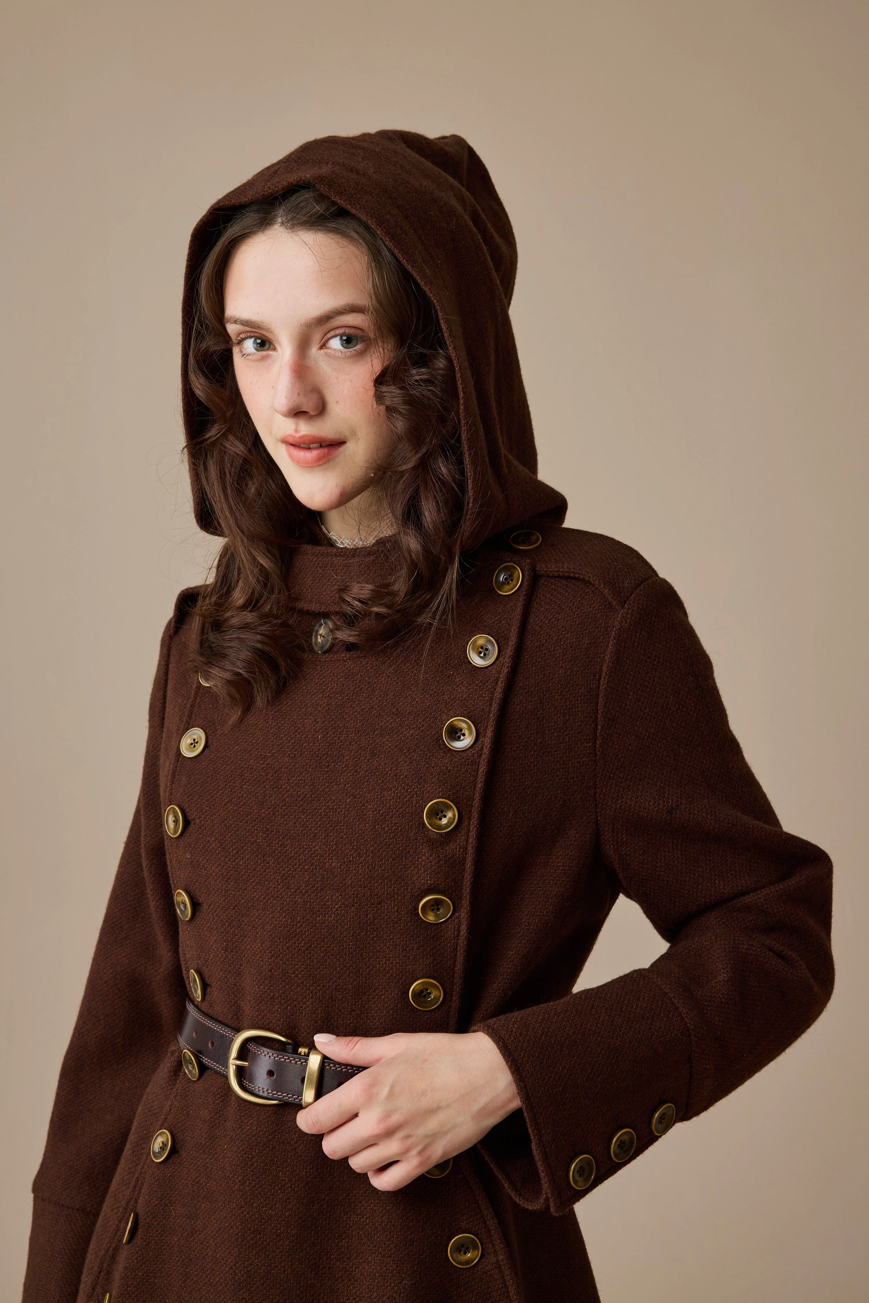 Monica 31 | 100% Wool  Double Breasted Coat - Image 10