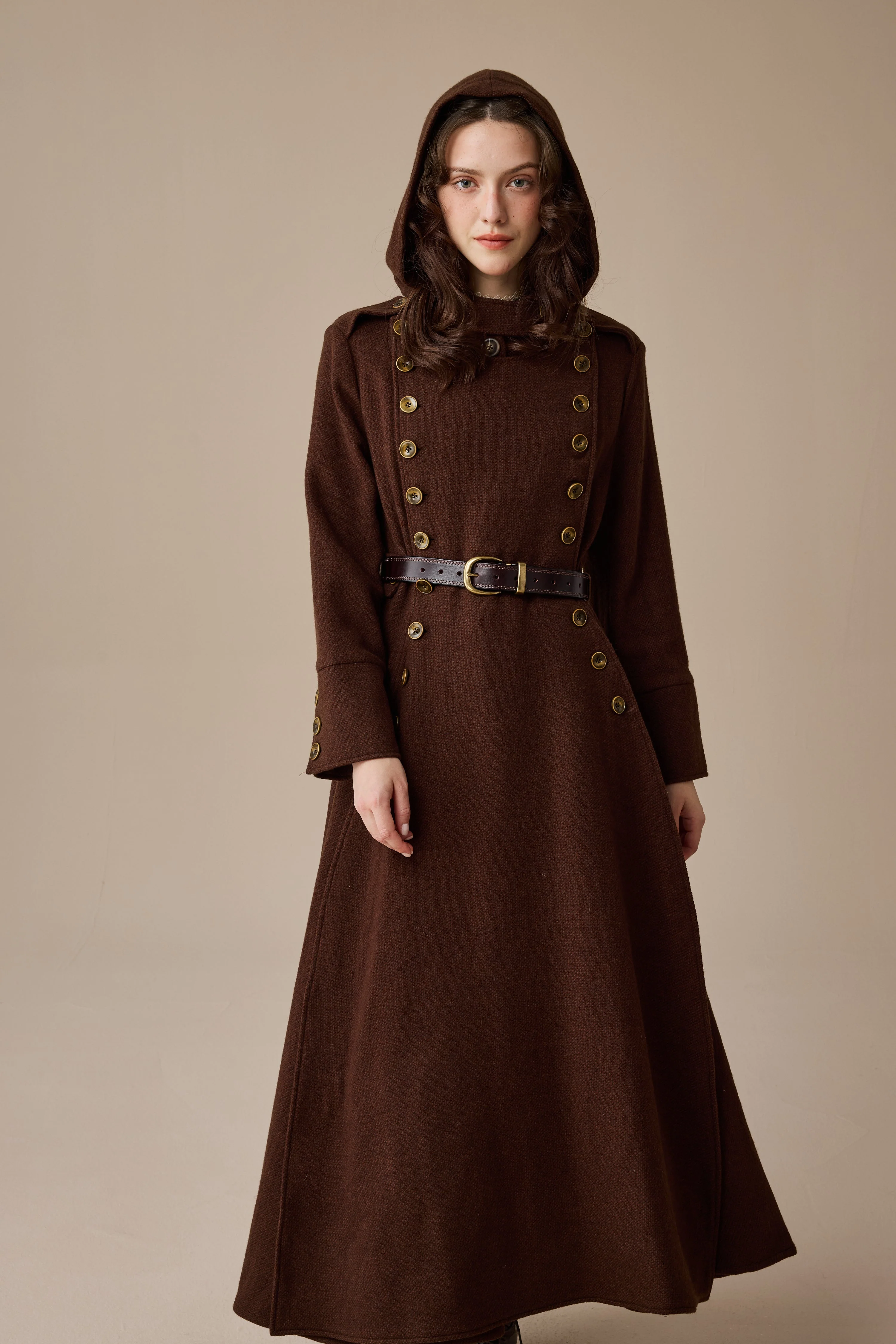 Monica 31 | 100% Wool  Double Breasted Coat - Image 12