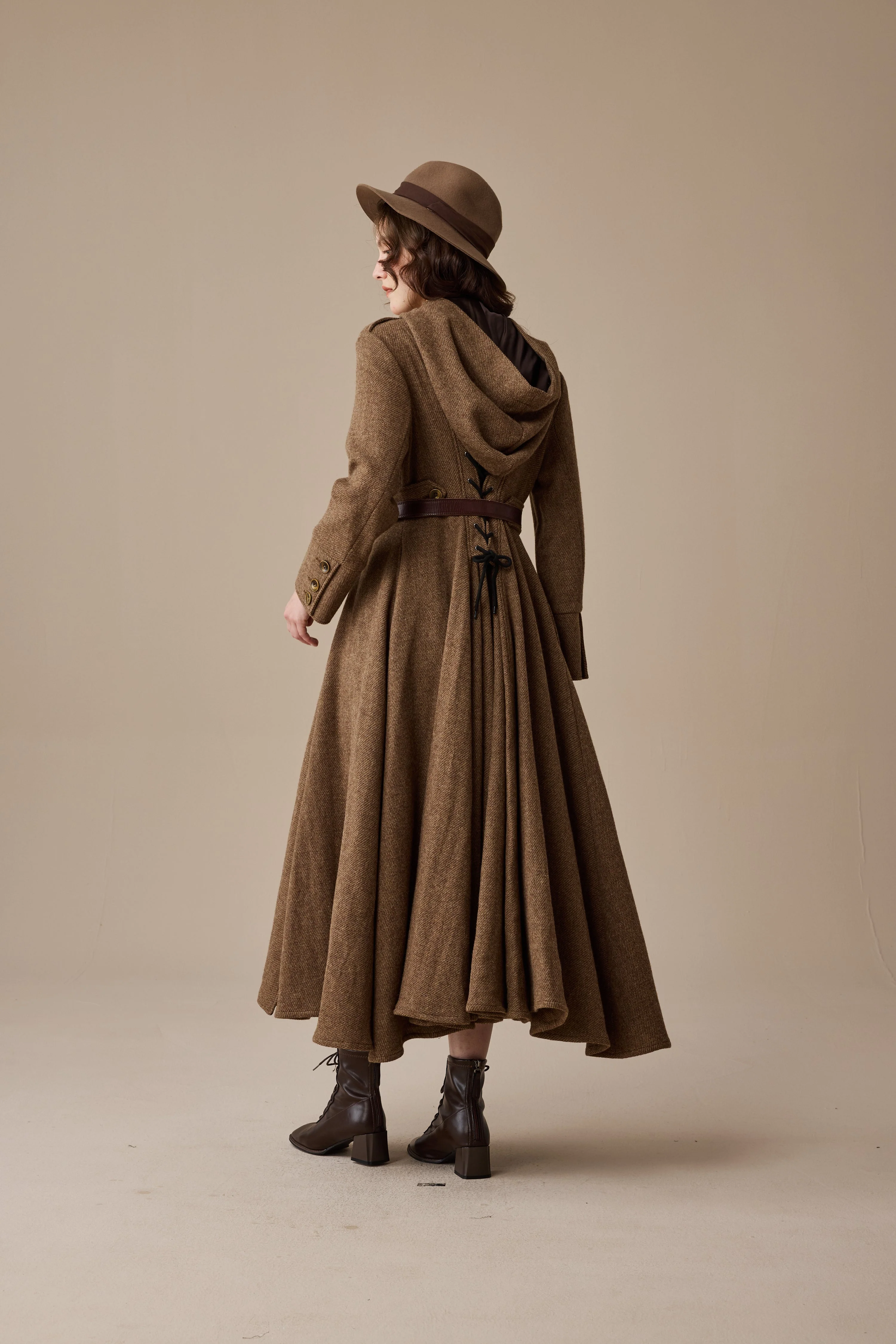 Monica 31 | 100% Wool  Double Breasted Coat - Image 5