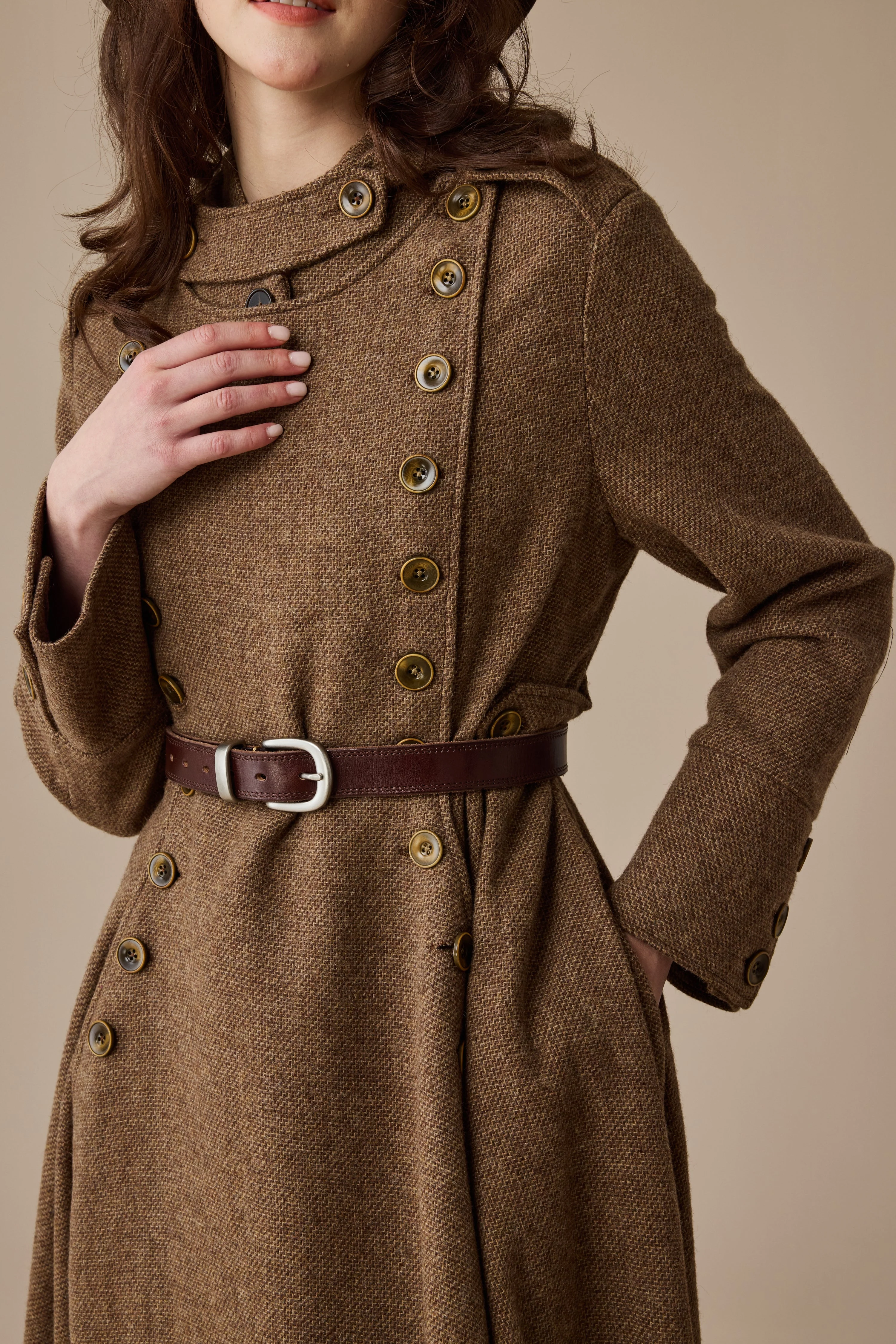 Monica 31 | 100% Wool  Double Breasted Coat - Image 20
