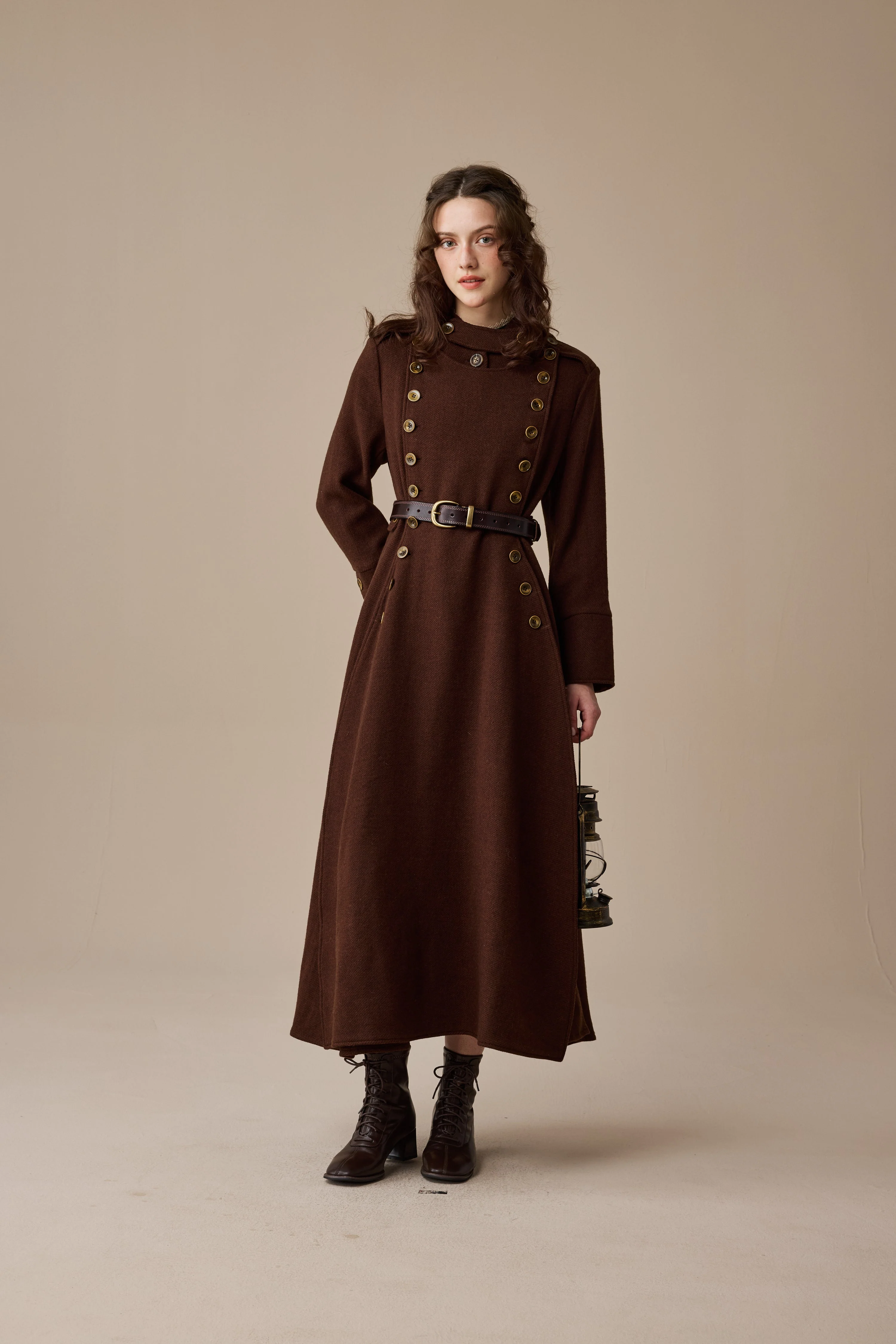 Monica 31 | 100% Wool  Double Breasted Coat - Image 25