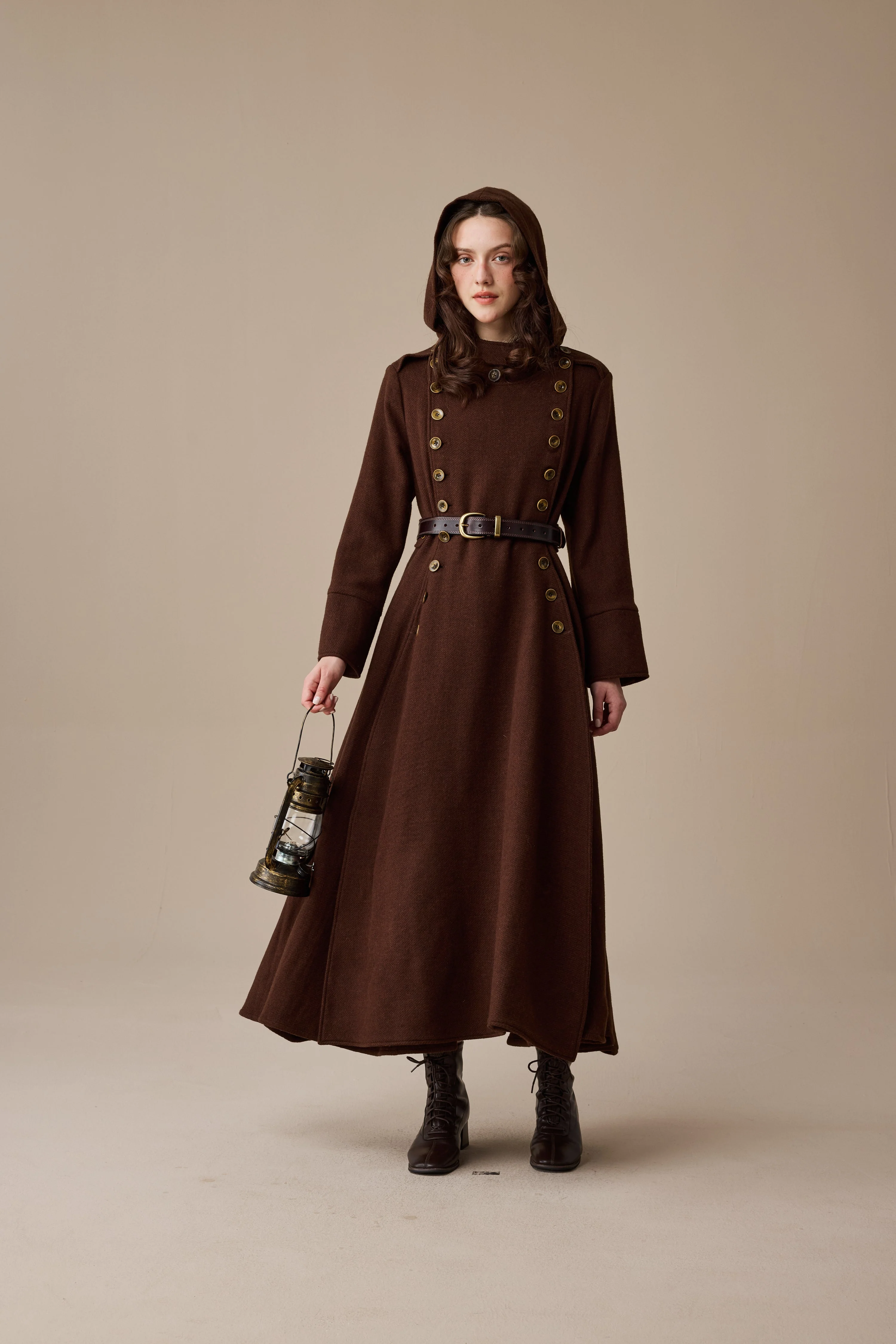 Monica 31 | 100% Wool  Double Breasted Coat - Image 26