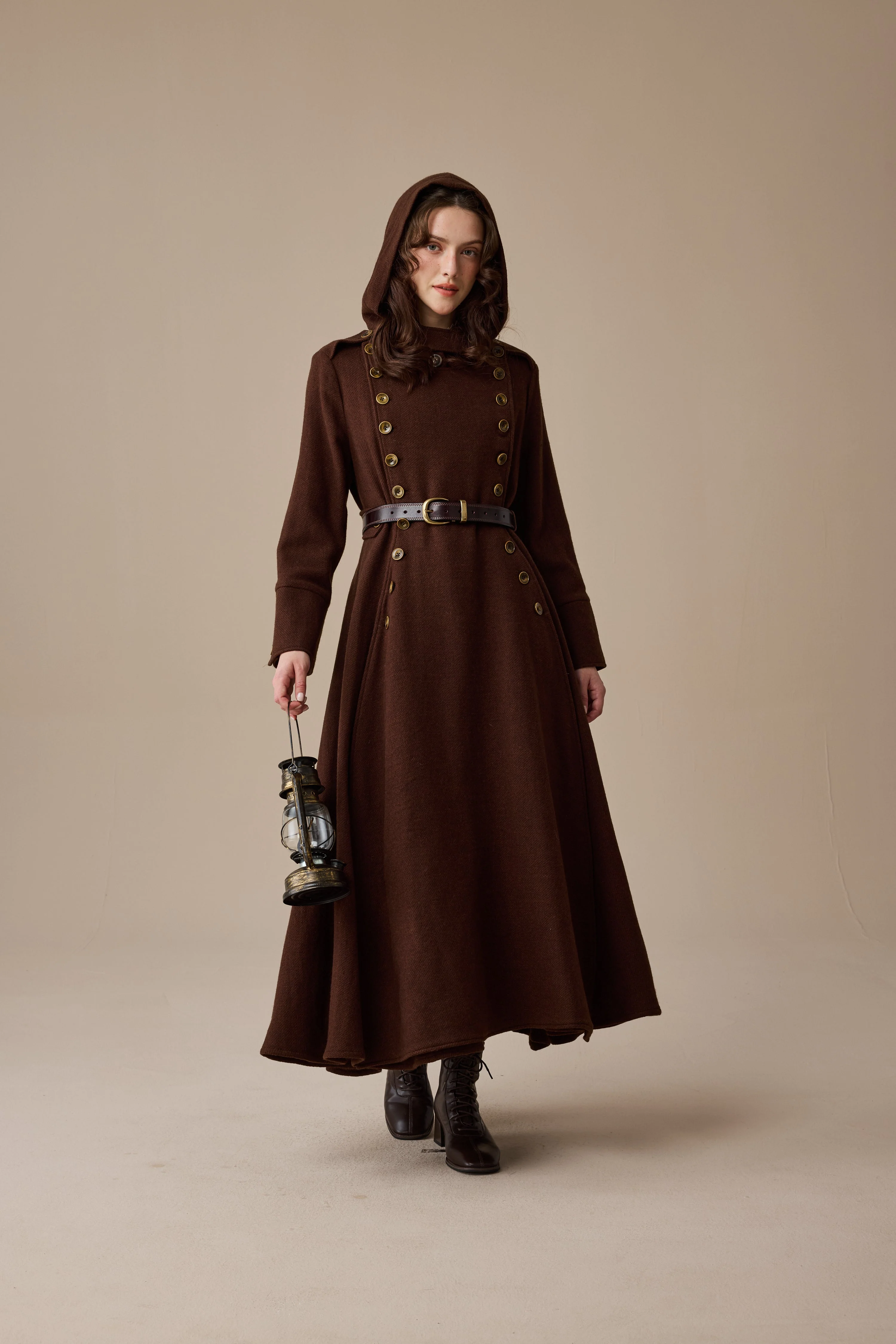Monica 31 | 100% Wool  Double Breasted Coat - Image 7