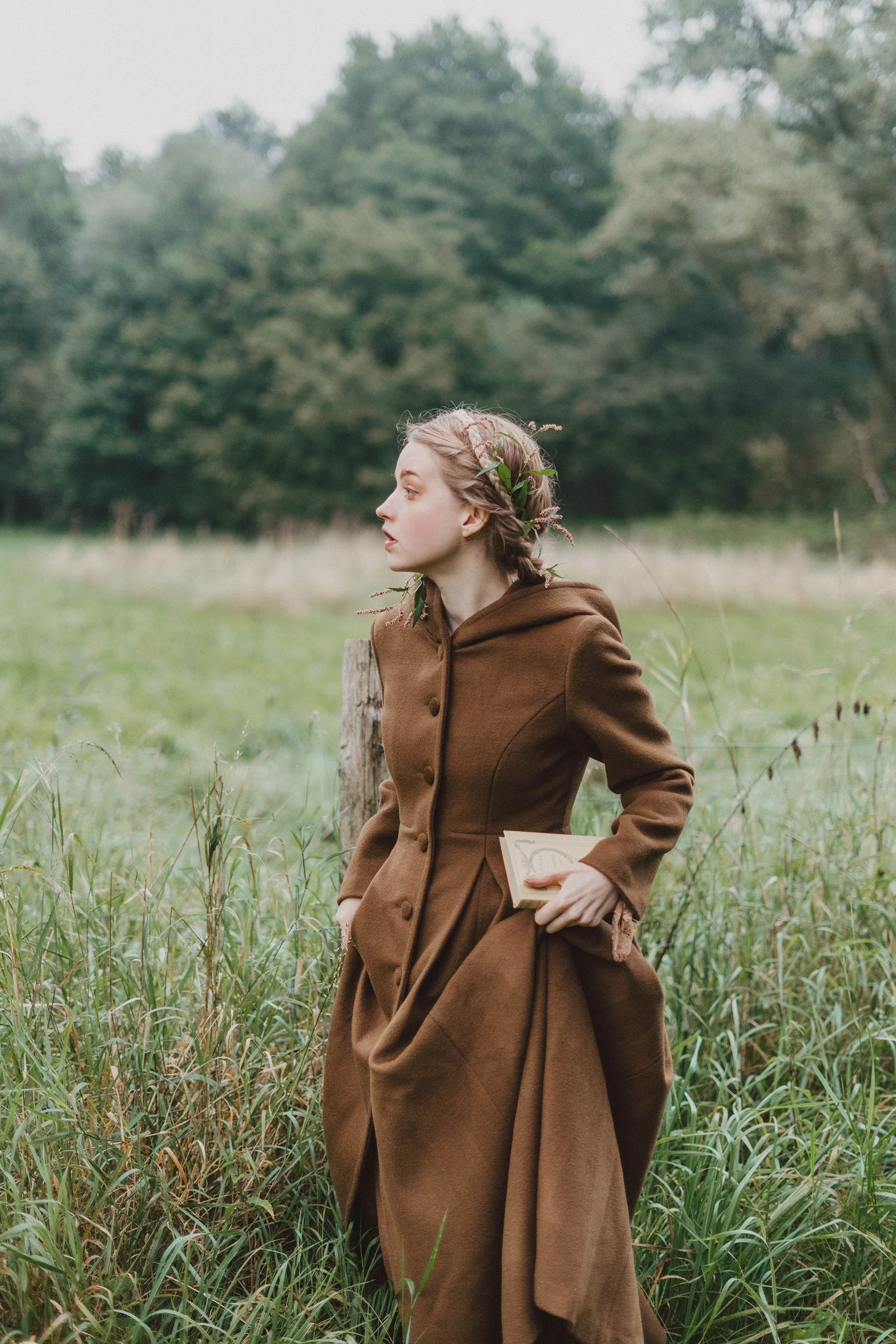 My Fair Lady 26 | Hooded Wool Coat - Image 6