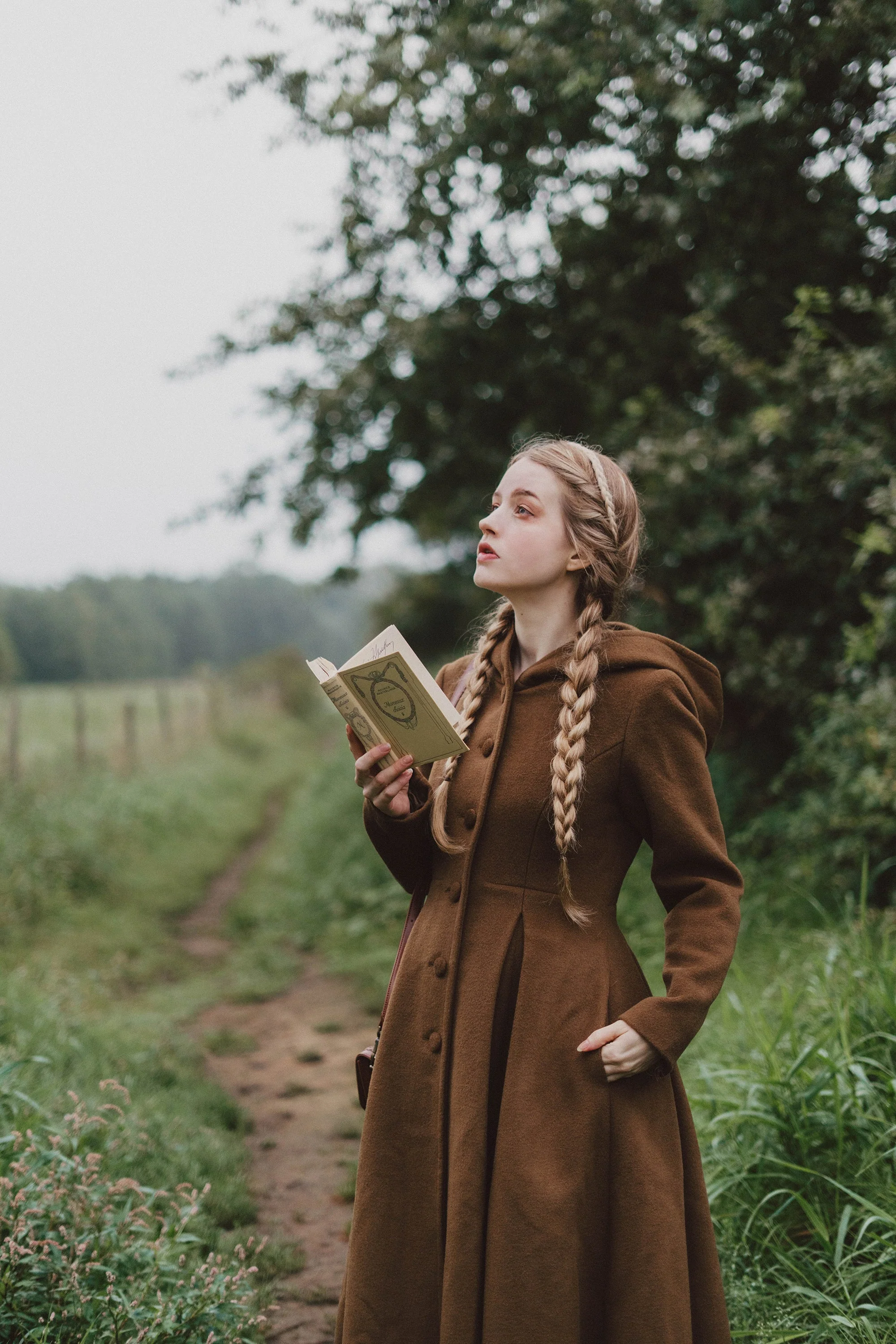 My Fair Lady 26 | Hooded Wool Coat - Image 7