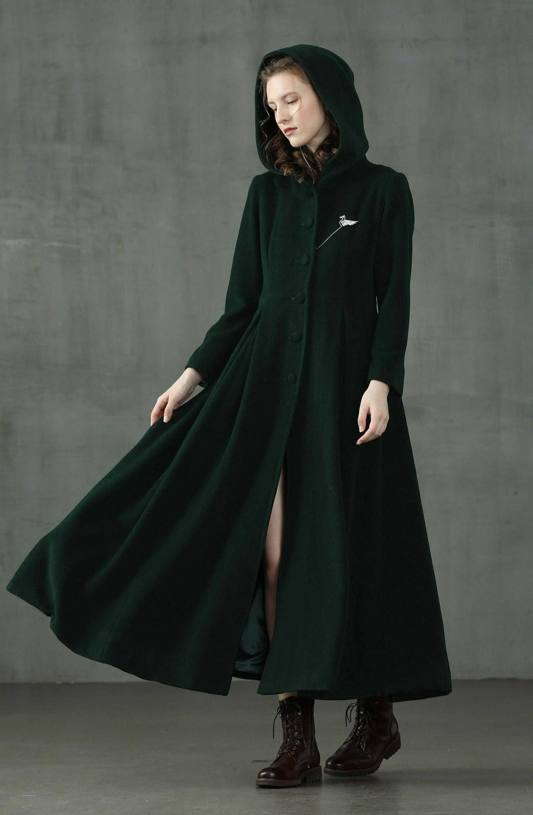 My Fair Lady 26 | Hooded Wool Coat - Image 24