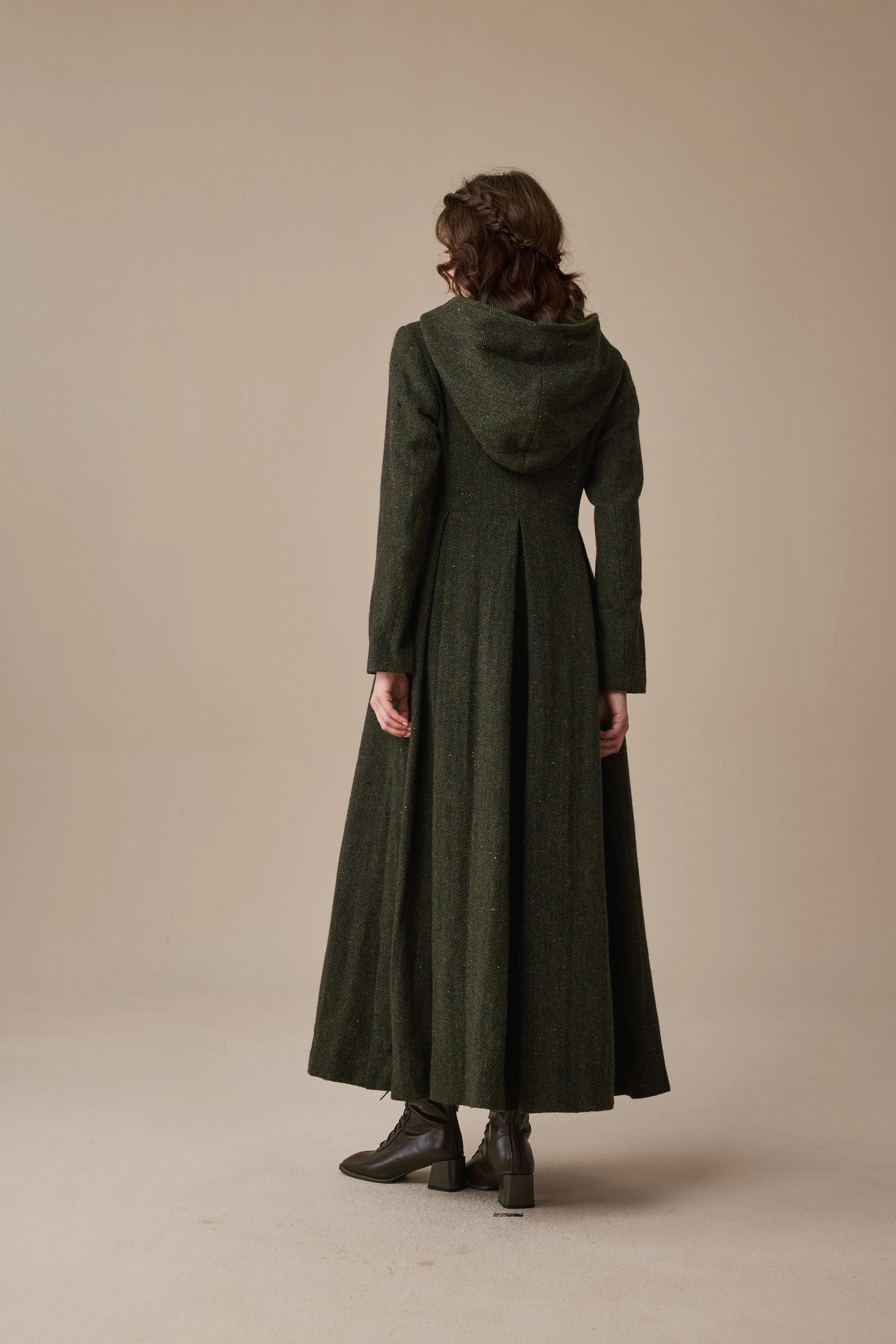 My Fair Lady 26 | Hooded Wool Coat - Image 8
