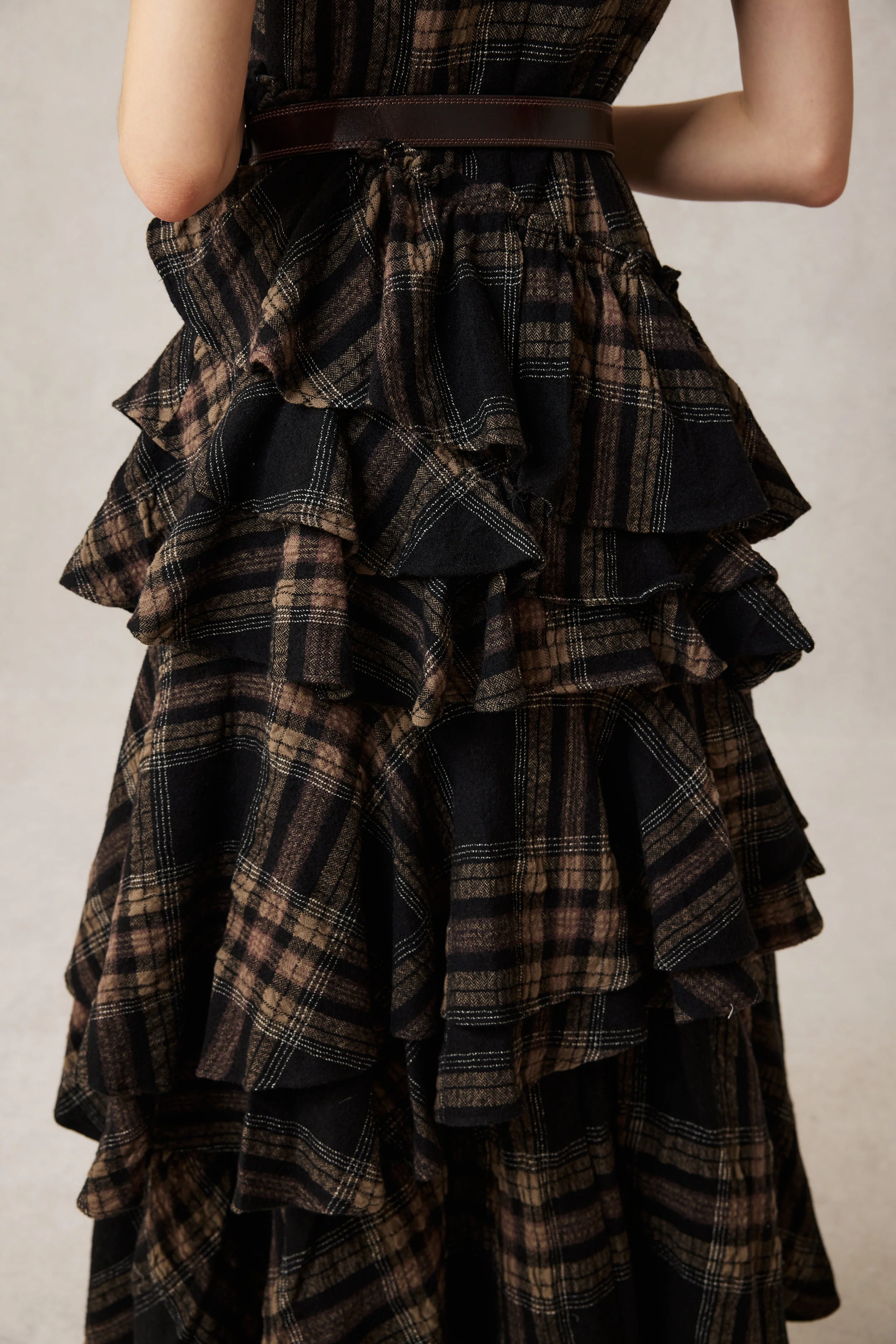 Offred 17 | 100% wool layered dress gown - Image 11