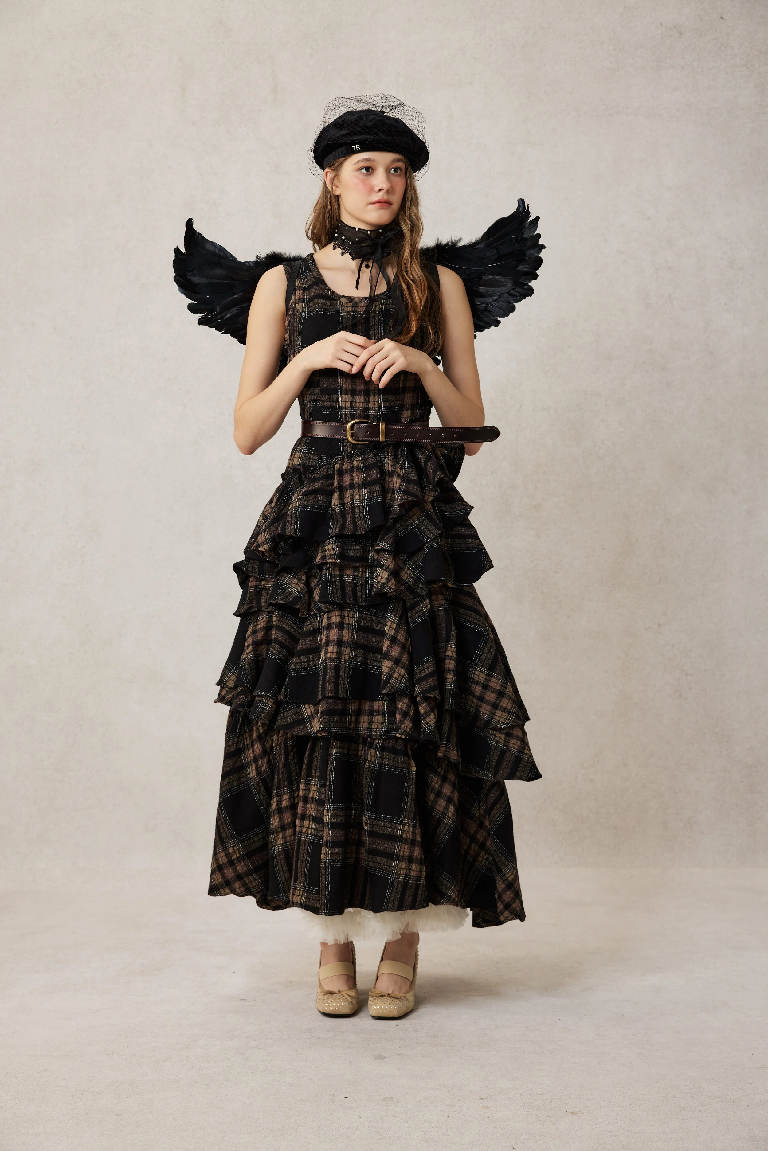 Offred 17 | 100% wool layered dress gown - Image 7
