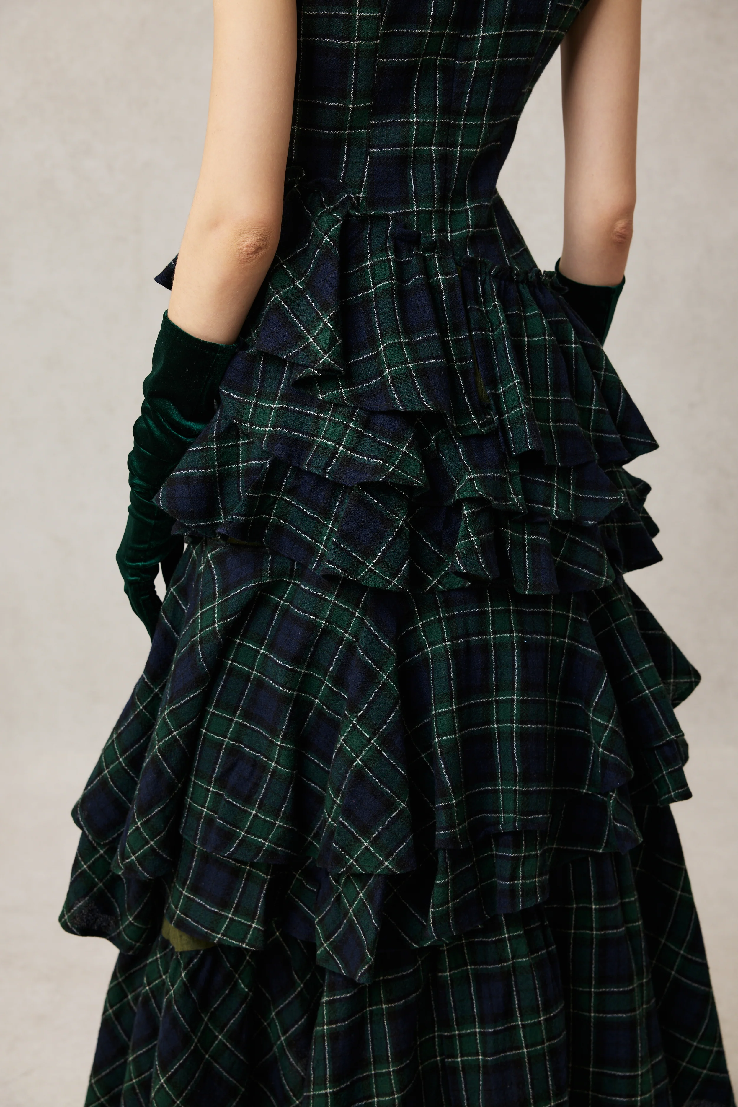 Offred 17 | 100% wool layered dress gown - Image 7