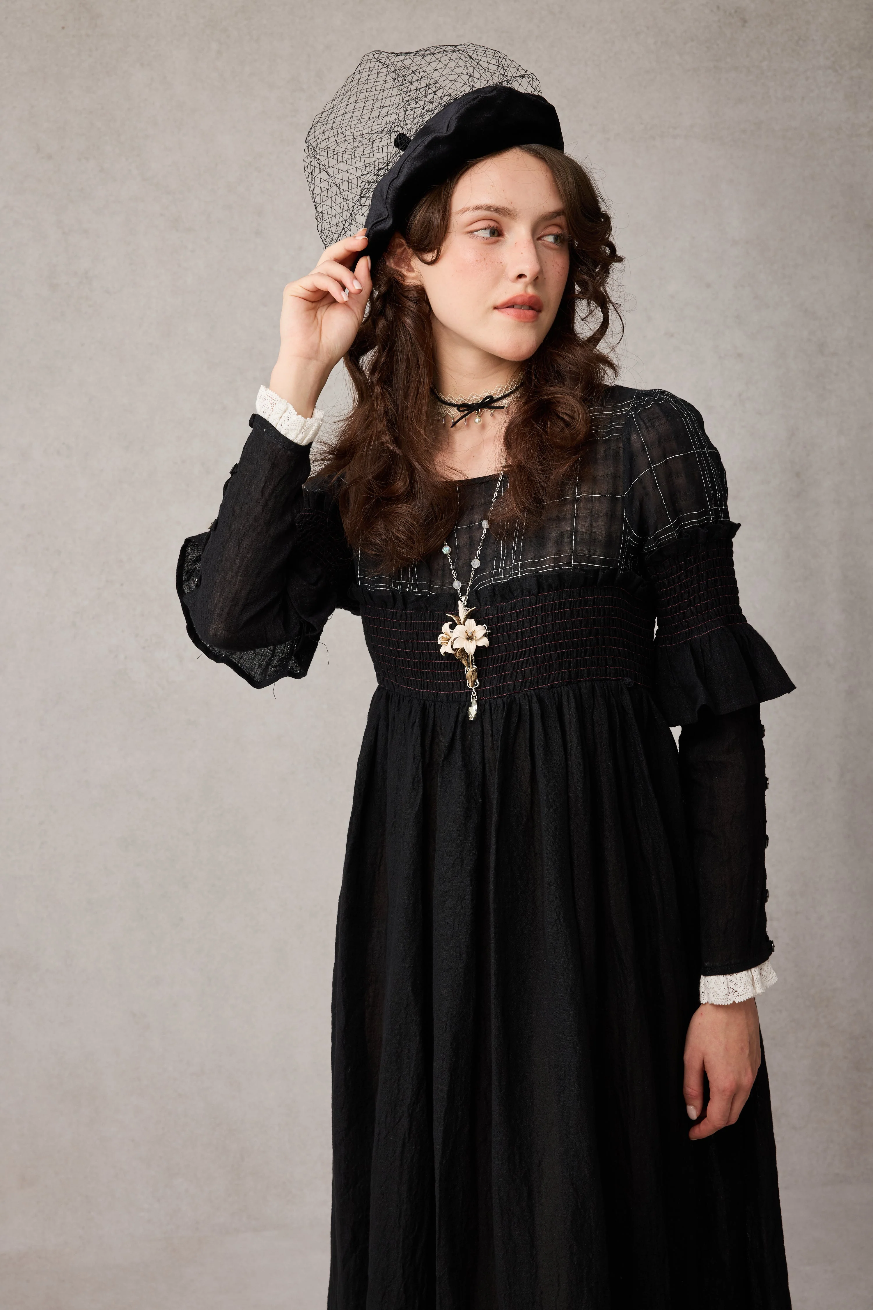Orchid 19 |romantic linen gown - Image 10